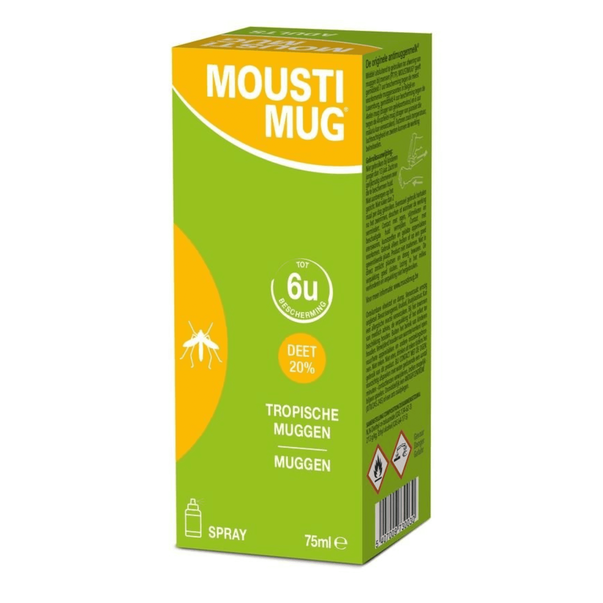 Moustimug 20% DEET Spray