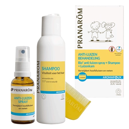 Pranarom Aromapoux Bio Anti-Luis Spray + Shampoo + Kam