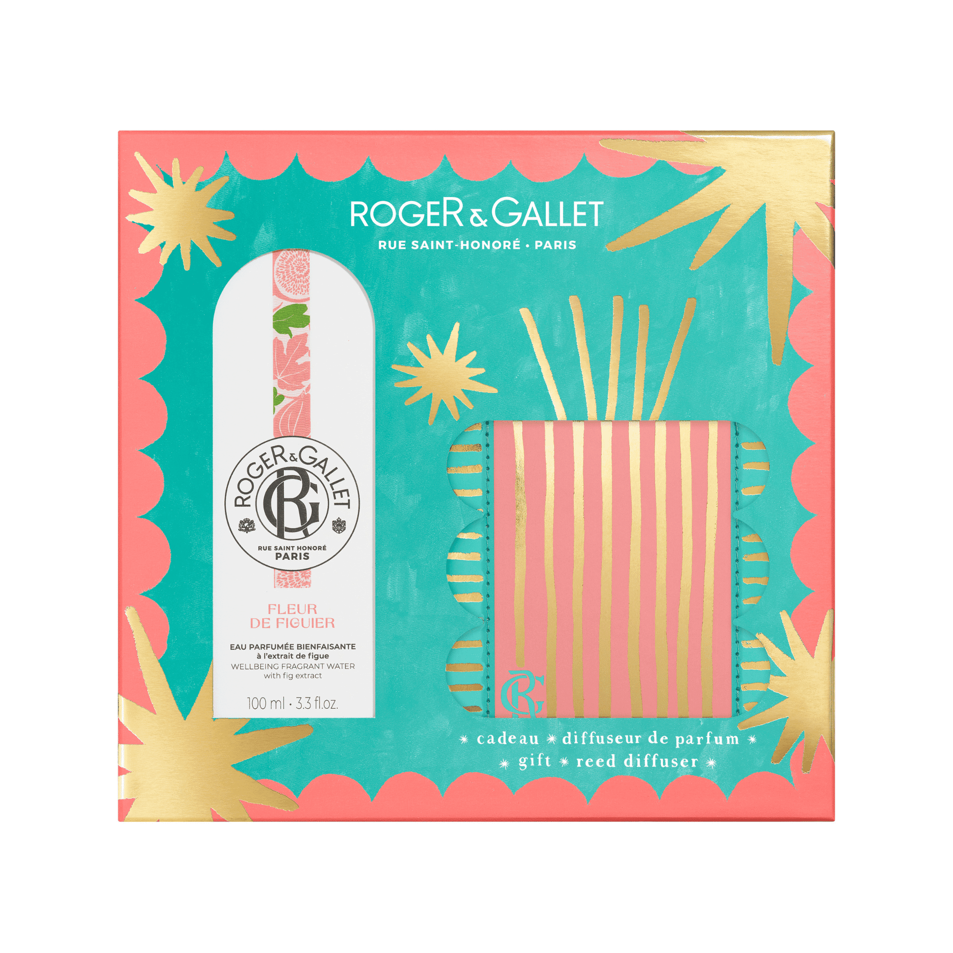 Roger & Gallet Geparfumeerd Water + Geurstokjes Geschenkset