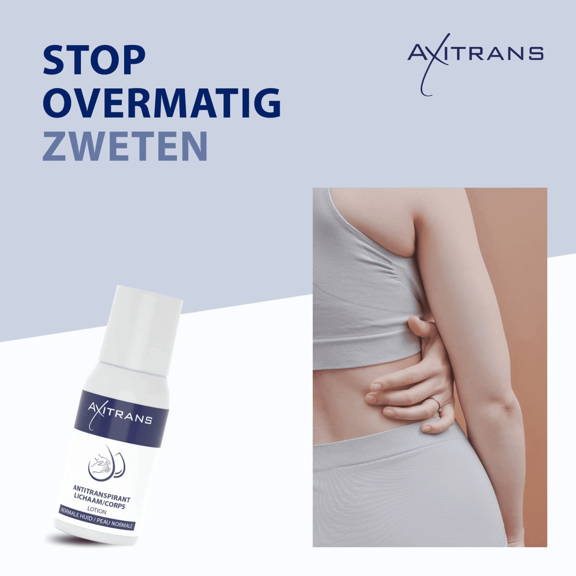Axitrans Lotion Antitranspirant Lichaam Normale Huid