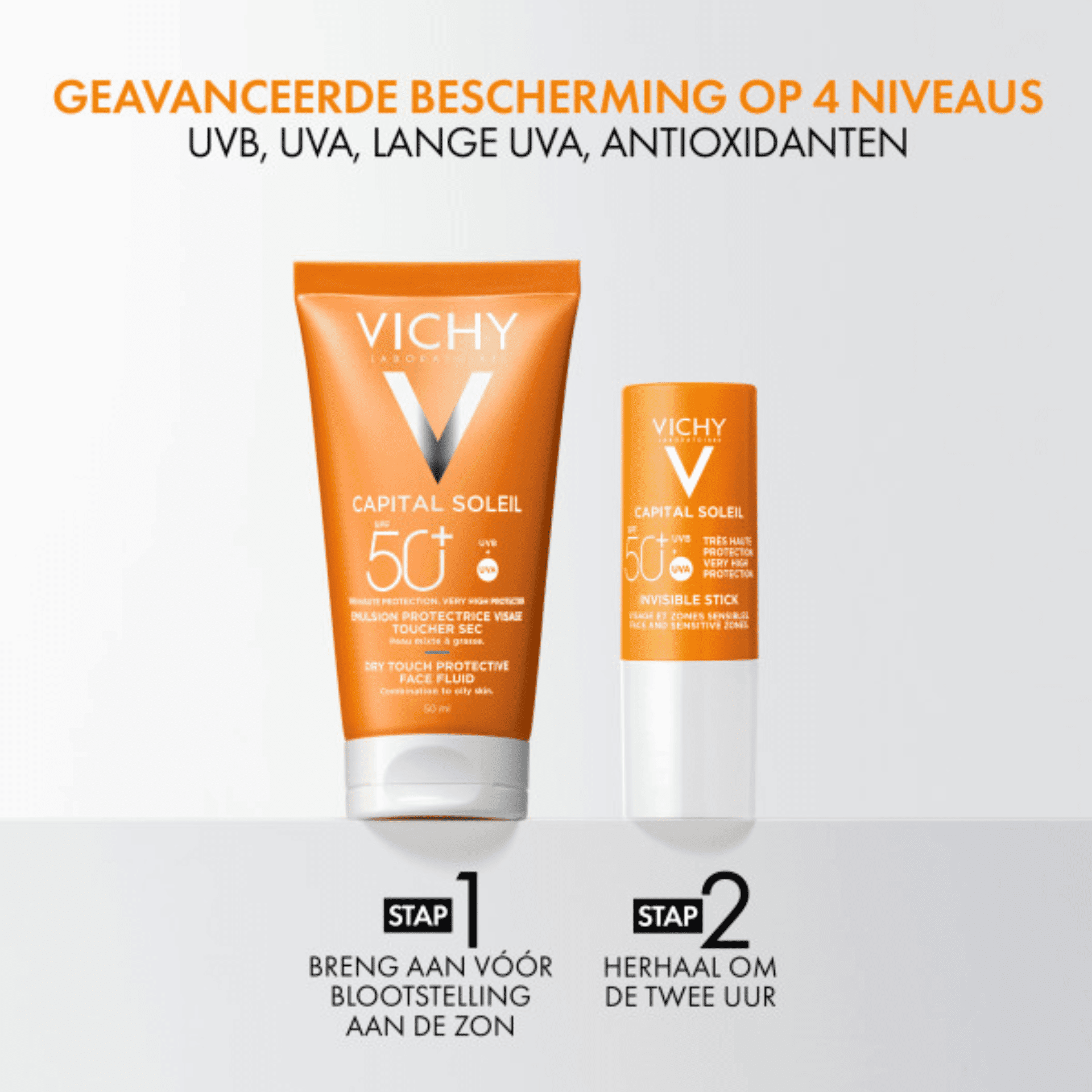Vichy Ideal Soleil Emulsion Toucher Sec SPF50+ Vichy Ideal Soleil Emulsion Toucher Sec SPF50+