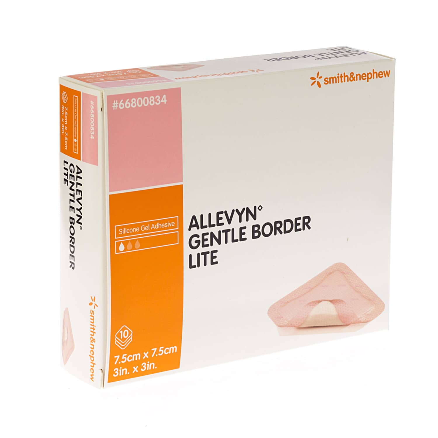 Allevyn Gentle Border Lite 7,5 x 7,5 cm Allevyn Gentle Border Lite 7,5 x 7,5 cm