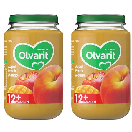 Olvarit Appel-Perzik-Mango 12+ Olvarit Appel-Perzik-Mango 12+