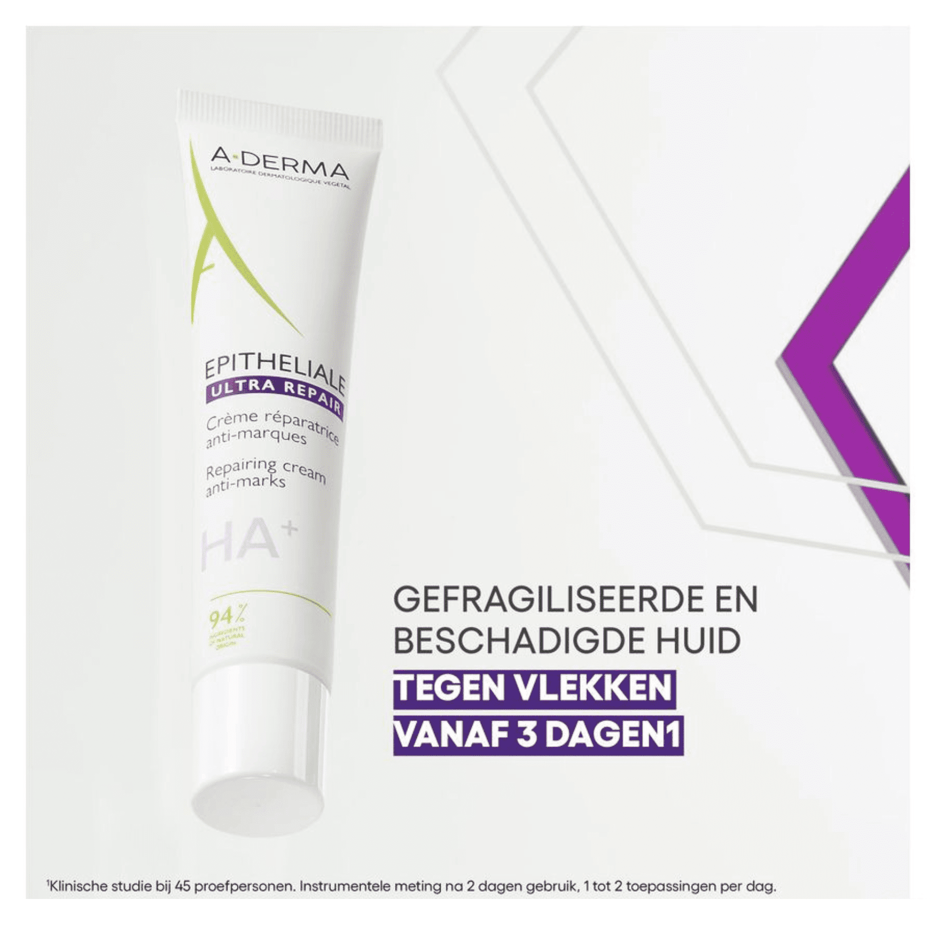 A-Derma Epitheliale Ultra Repair HA+ Herstellende Crème tegen Littekens A-Derma Epitheliale Ultra Repair HA+ Herstellende Crème tegen Littekens