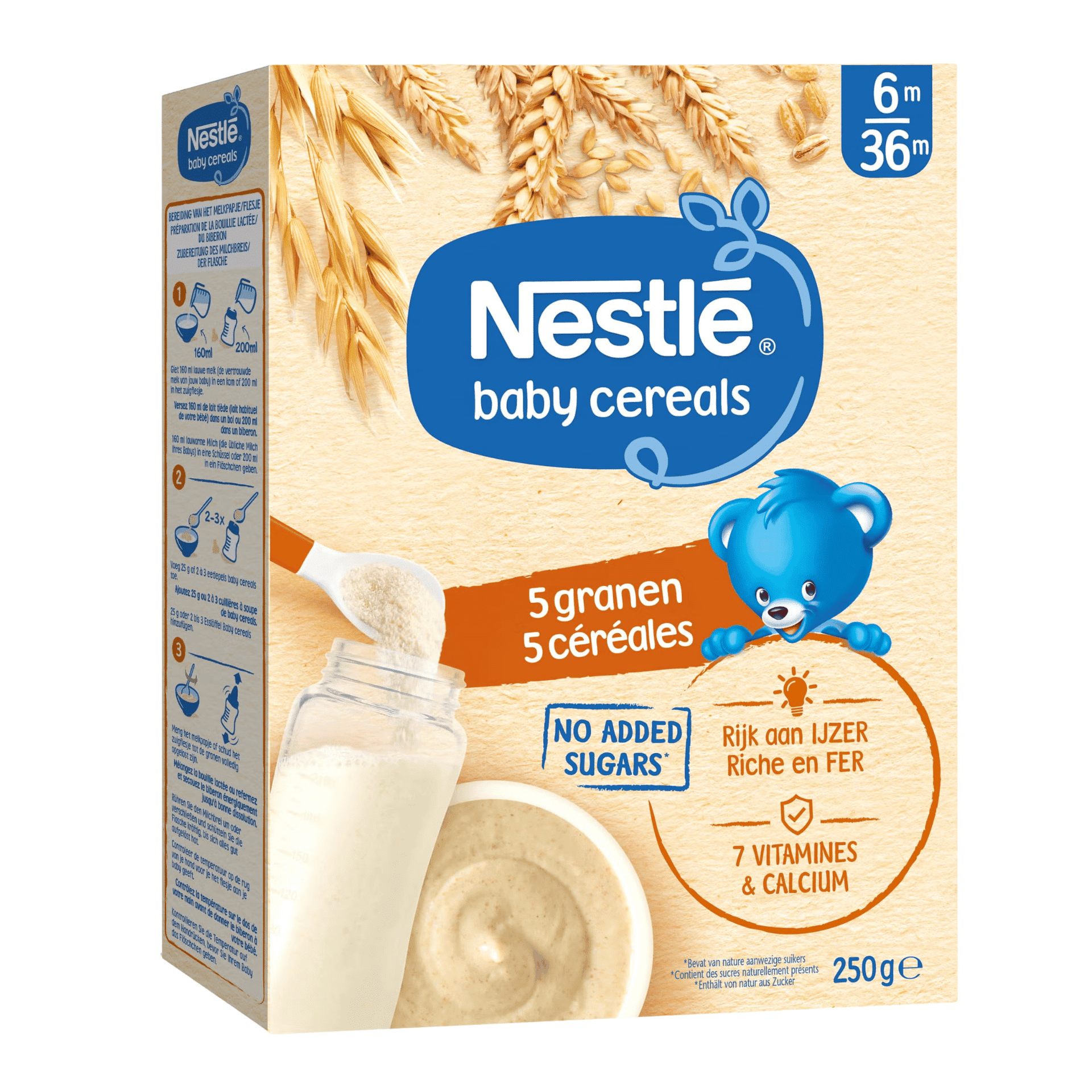 Nestlé Baby Cereals 5 Céréales Nestlé Baby Cereals 5 Céréales