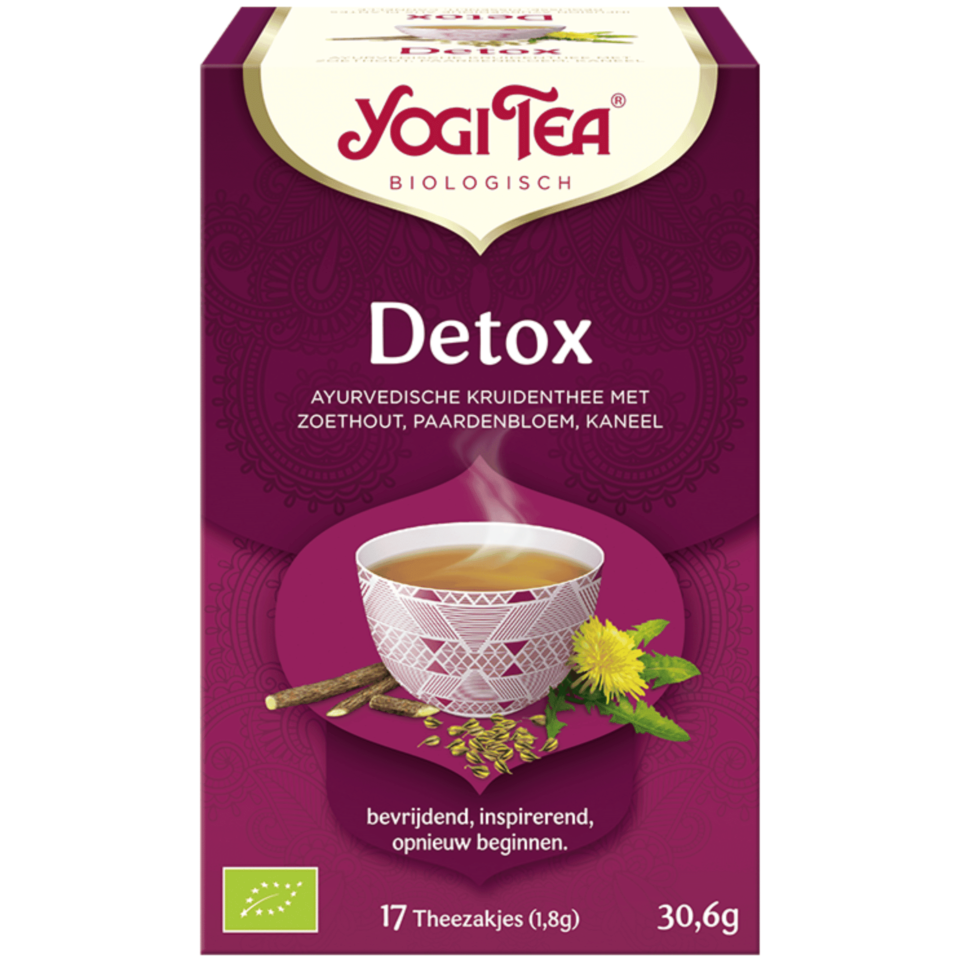 Yogi Tea Detox Thee 17 zakjes Yogi Tea Detox Thee 17 zakjes