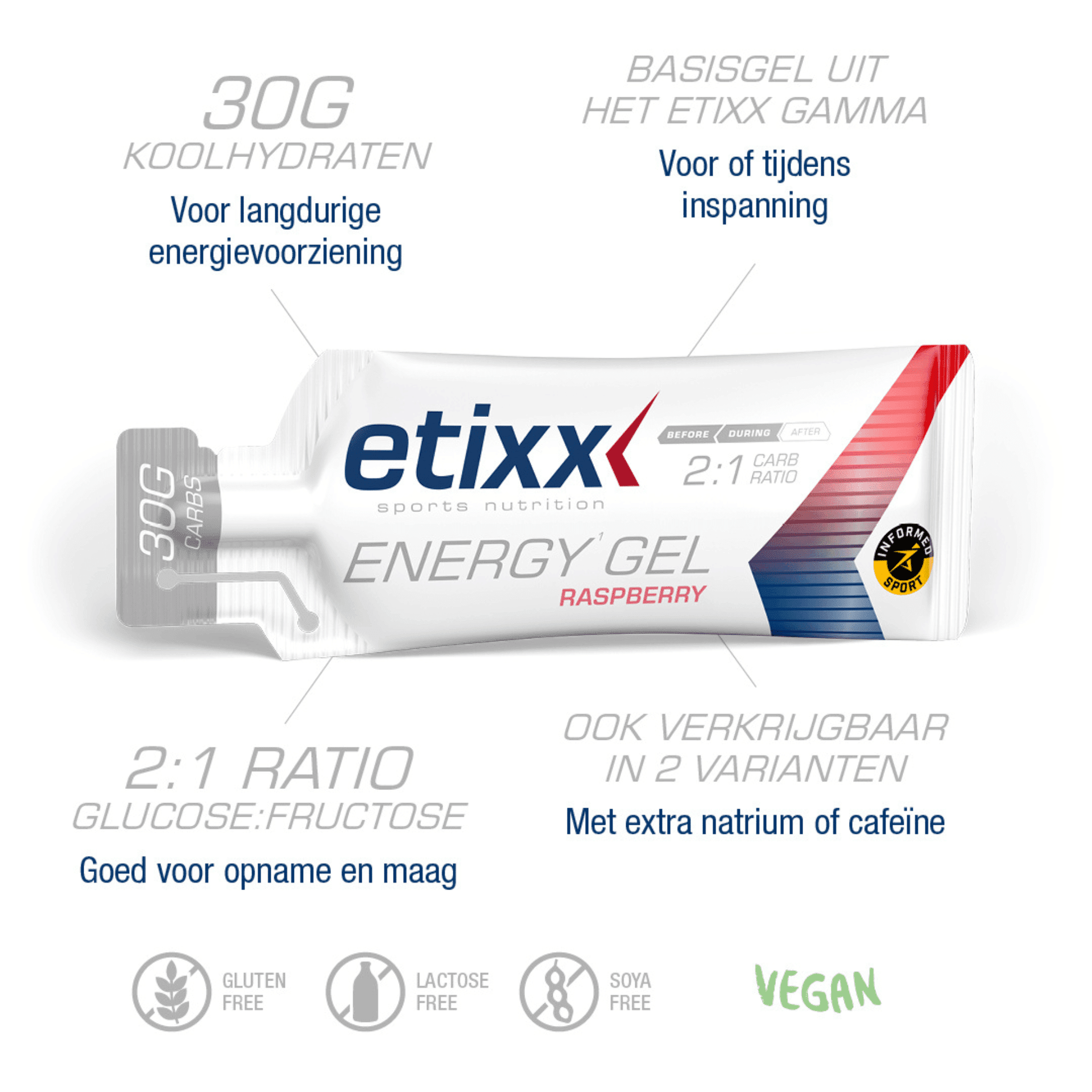 Etixx Energy Gel 12 x 40 ml