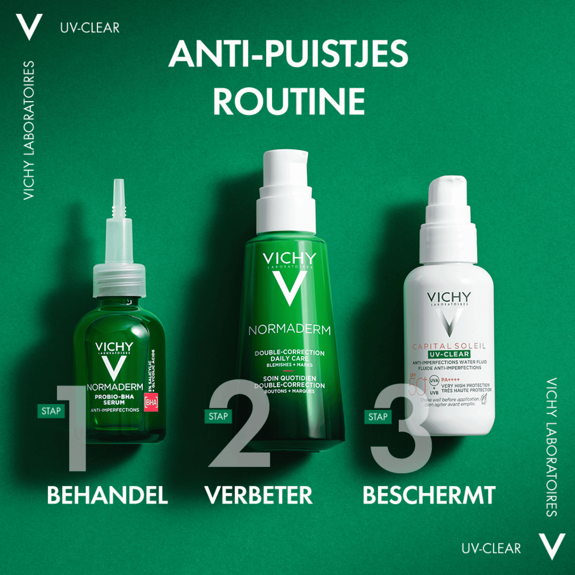 Vichy Normaderm Hydraterende Verzorging Dubbele Werking Vichy Normaderm Hydraterende Verzorging Dubbele Werking