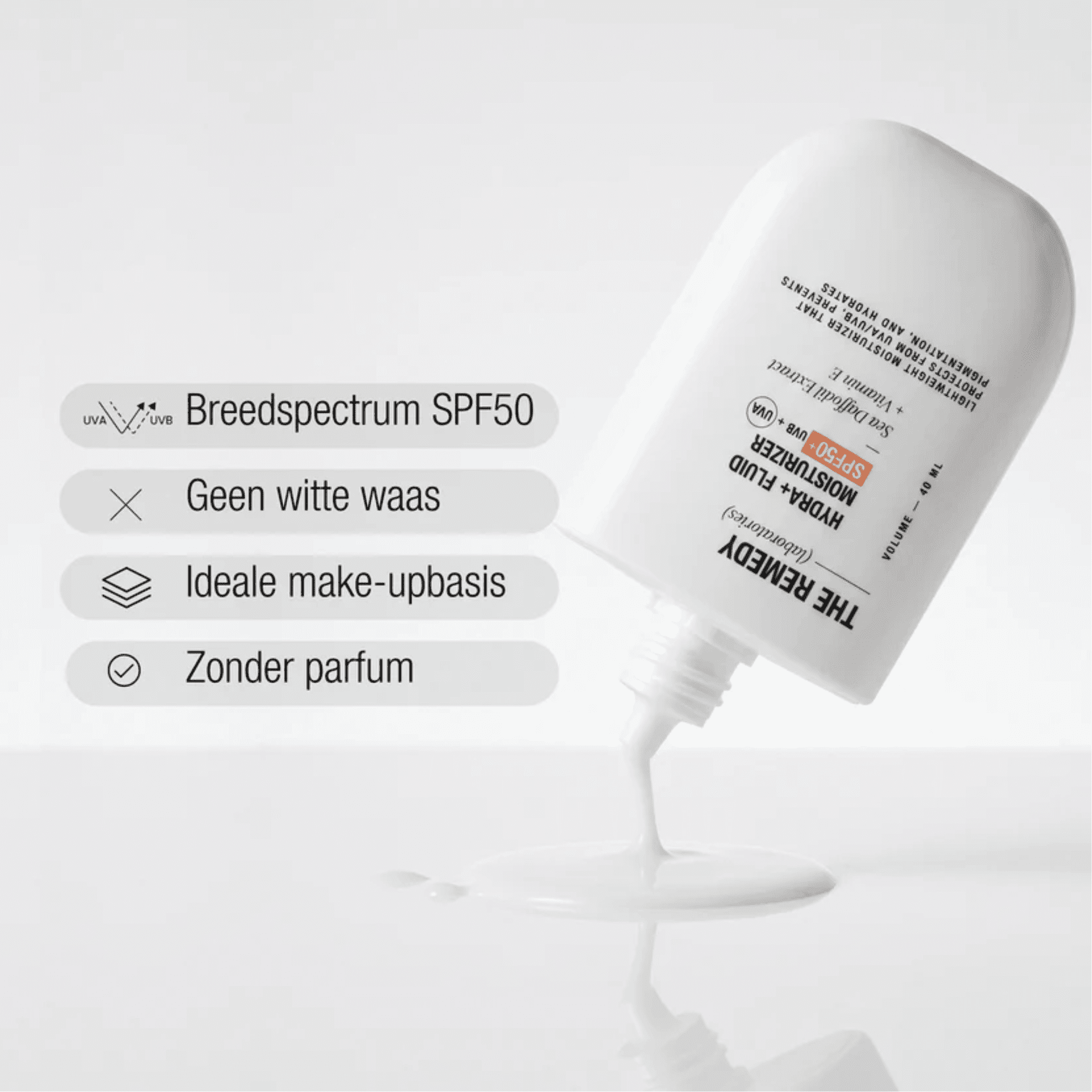 The Remedy Hydra+ Fluid Moisturizer SPF 50