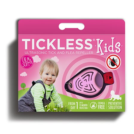 Tickless Kids Ultrasone Verjager Teek Vlo Roze