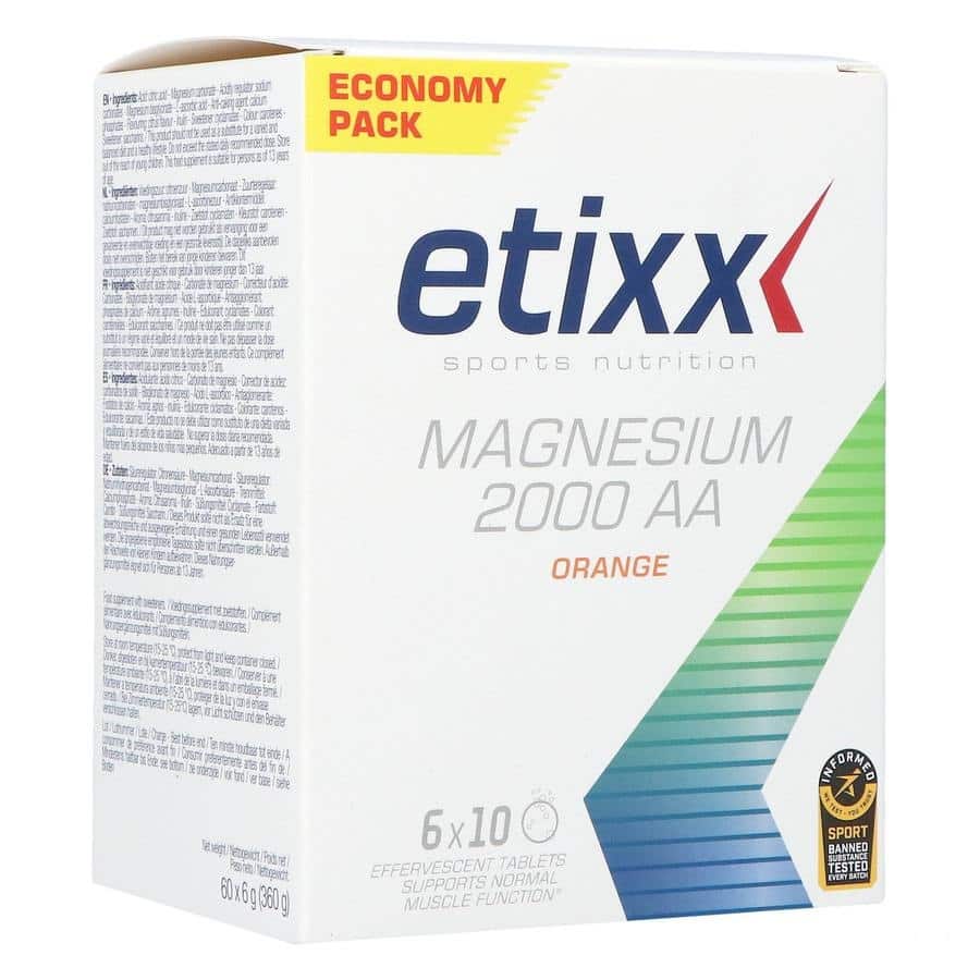 Etixx Magnesium 2000 AA Orange Etixx Magnesium 2000 AA Orange
