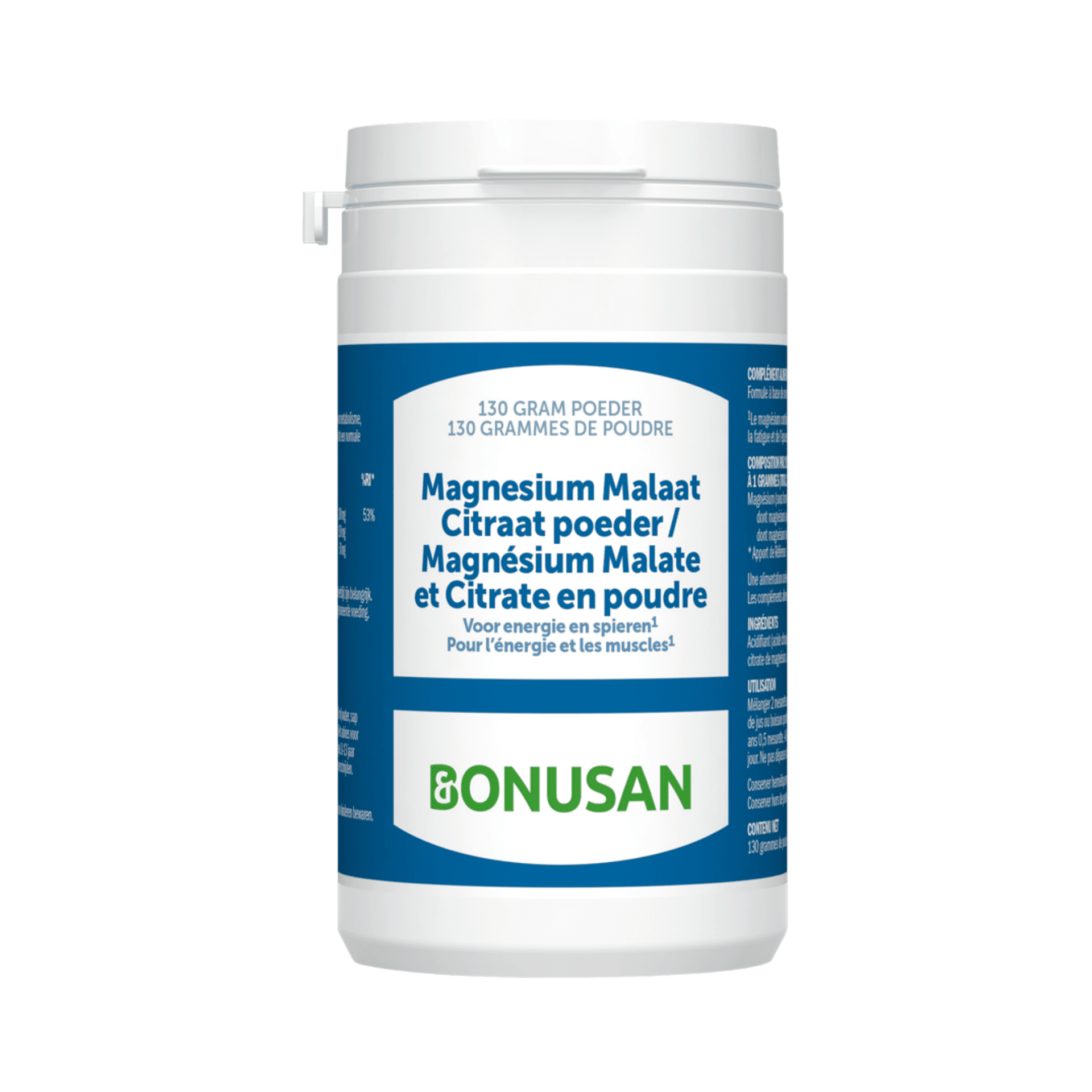 Magnesium Malaat Citraat Poeder 130g Bonusan Magnesium Malaat Citraat Poeder 130g Bonusan