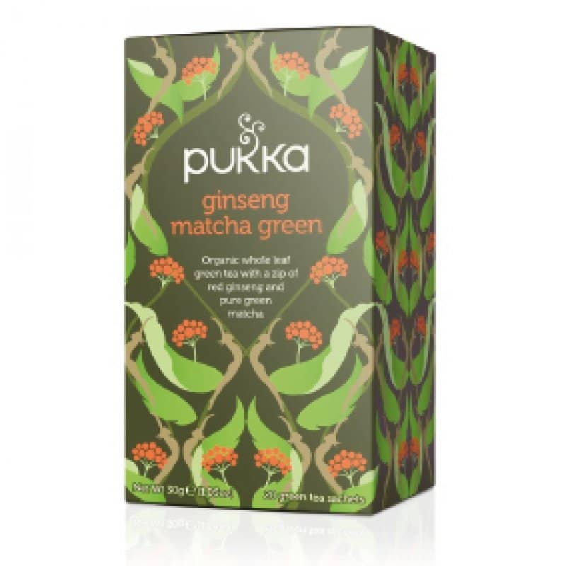 Pukka Ginseng Matcha Green Thee Pukka Ginseng Matcha Green Thee