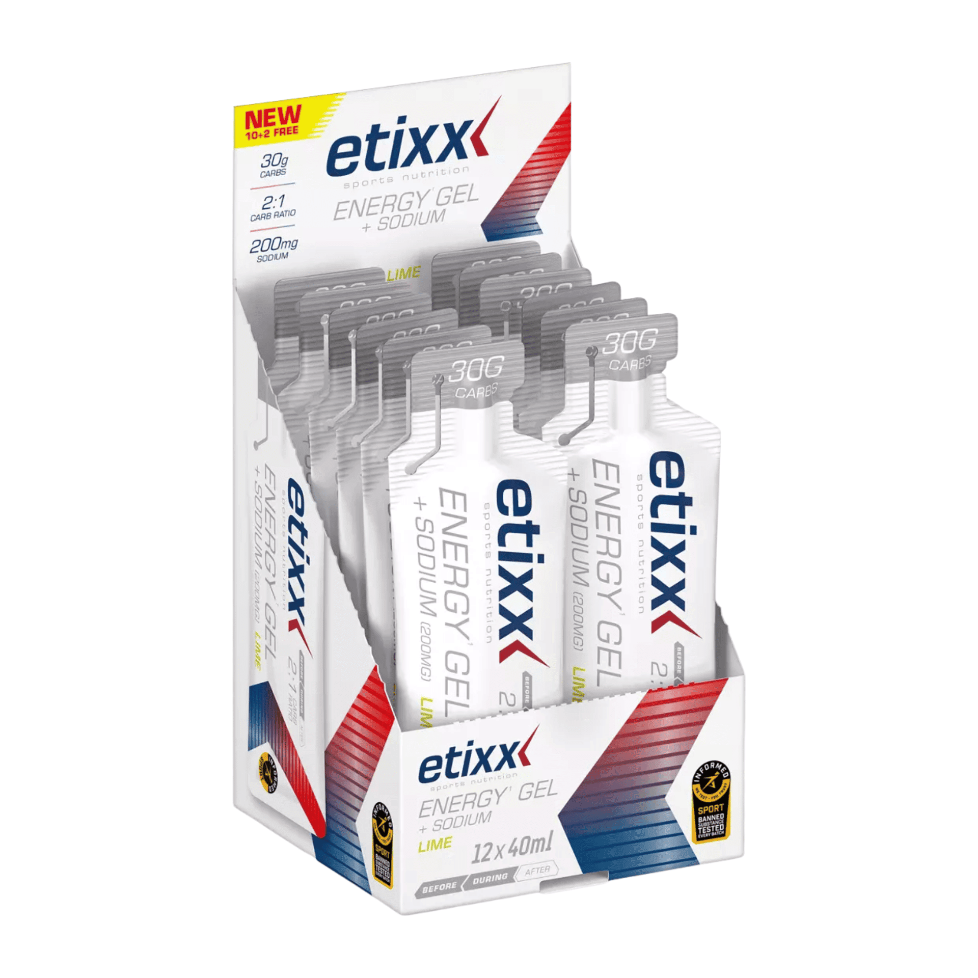 Etixx Energy Gel Cola 12x40ml