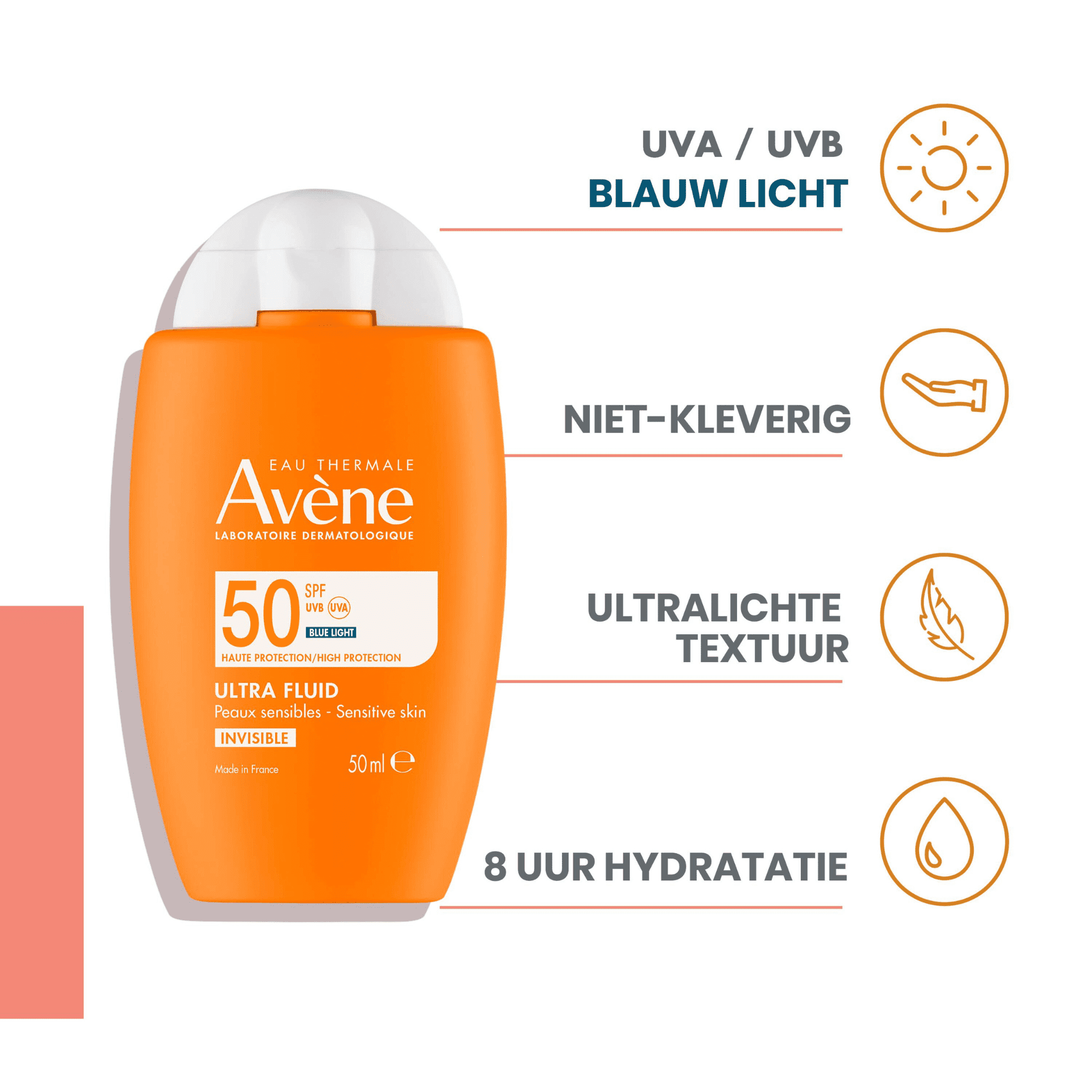 Avène Ultra Fluid Invisible SPF 50 Avène Ultra Fluid Invisible SPF 50