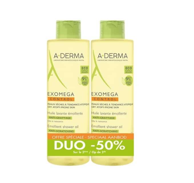 Aderma Exomega Control Huile 2x500ml Promo -50% Aderma Exomega Control Huile 2x500ml Promo -50%