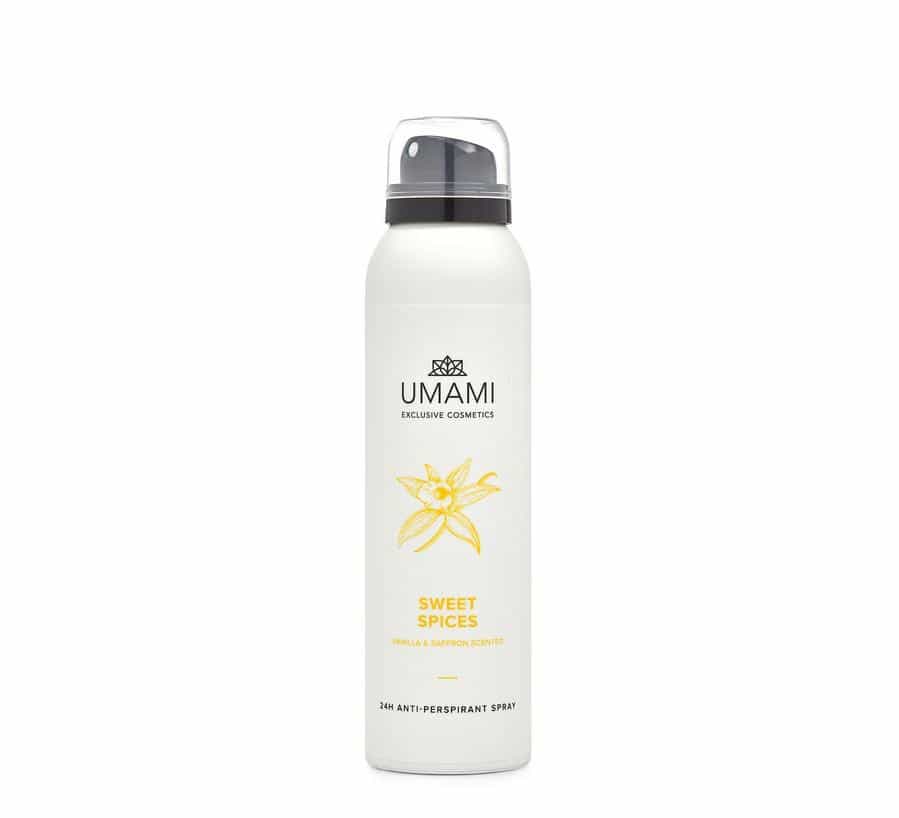 Umami Sweet Spices Vanilla&saffron anti-perspirant spray 24h Umami Sweet Spices Vanilla&saffron anti-perspirant spray 24h