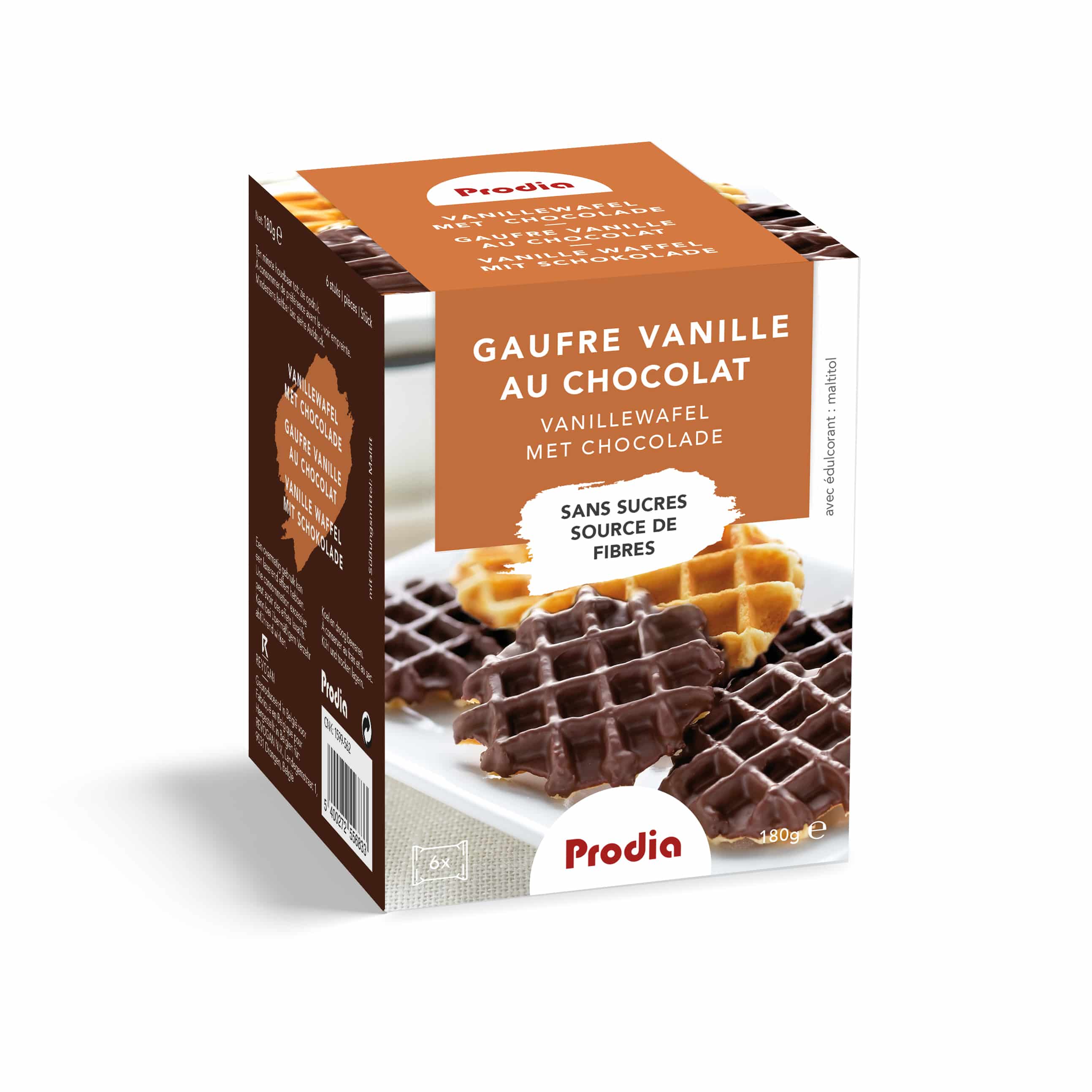 Prodia Vanillewafels met Chocolade