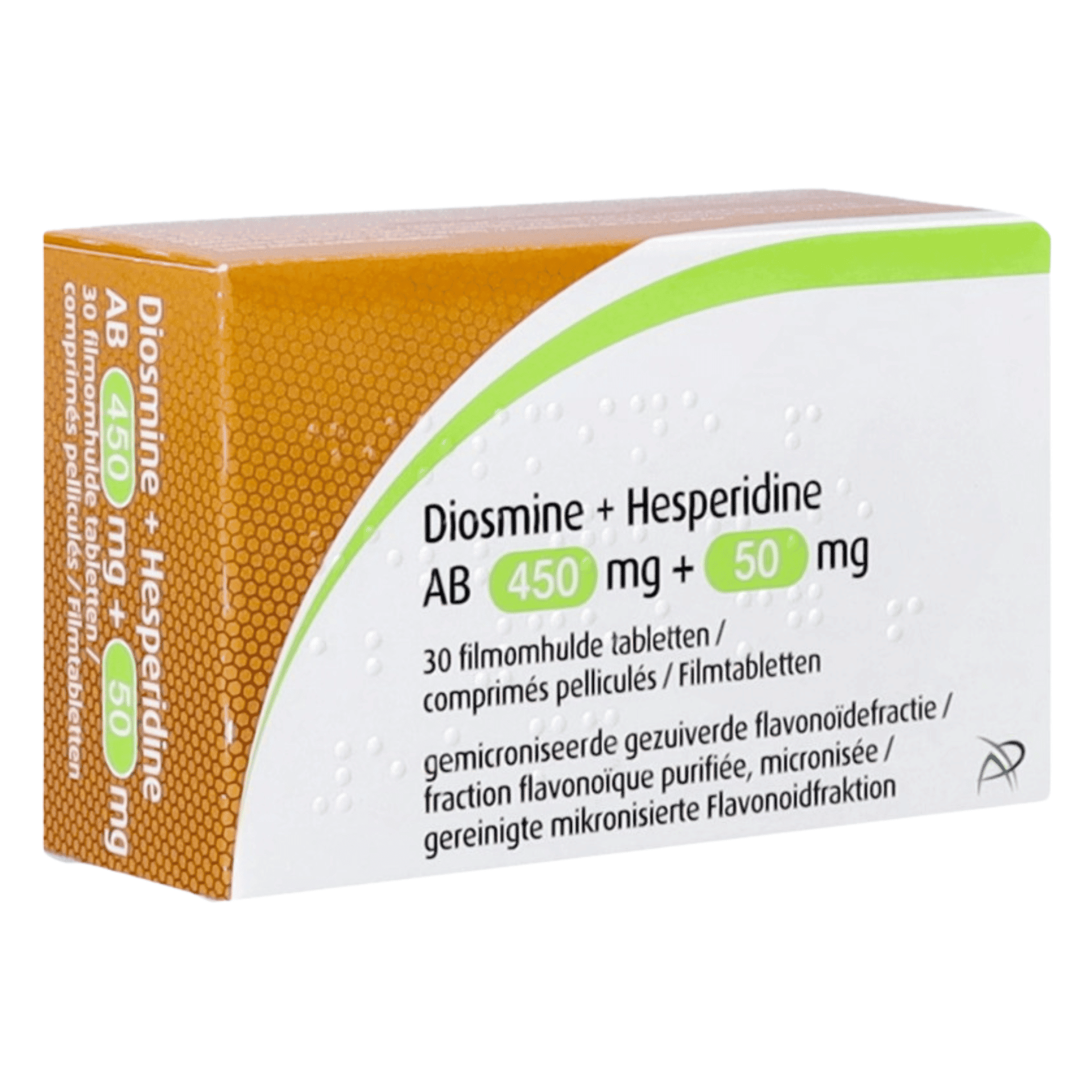 Diosmine+hesperidine Ab 450mg+50mg Comp Pell 60