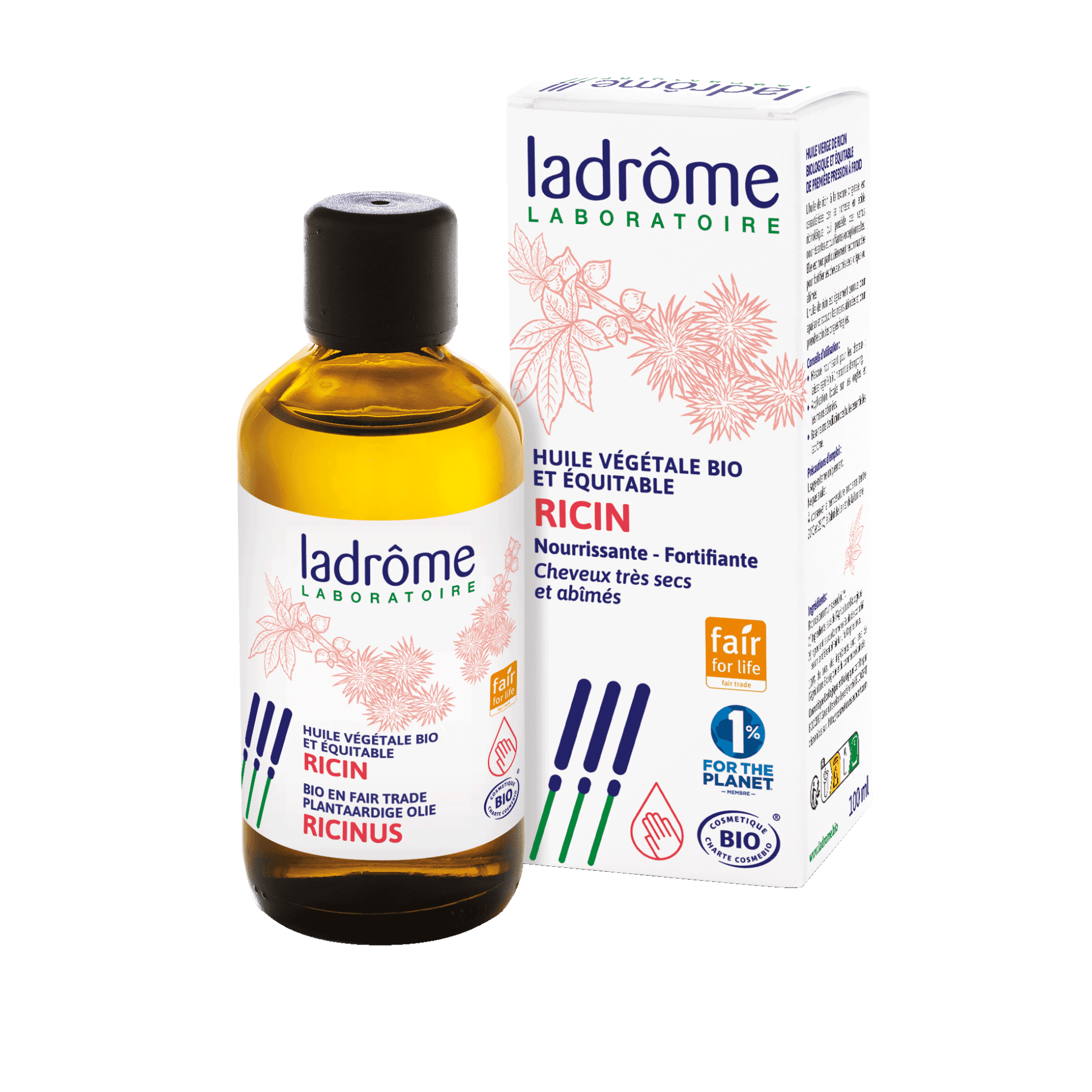 Ladrôme Bio Plantaardige Olie Ricinus Ladrôme Bio Plantaardige Olie Ricinus