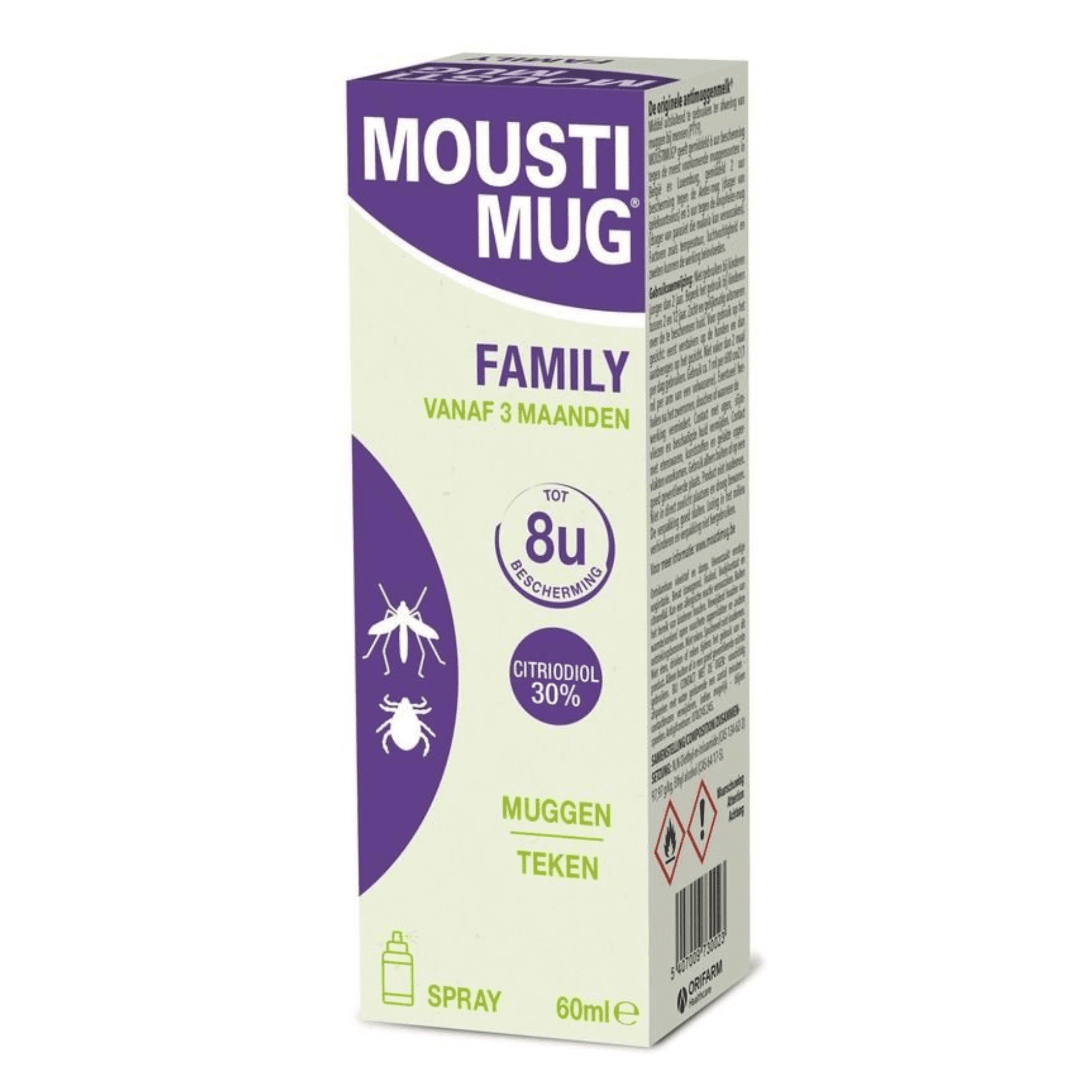 Moustimug Family 30% Citriodiol Spray