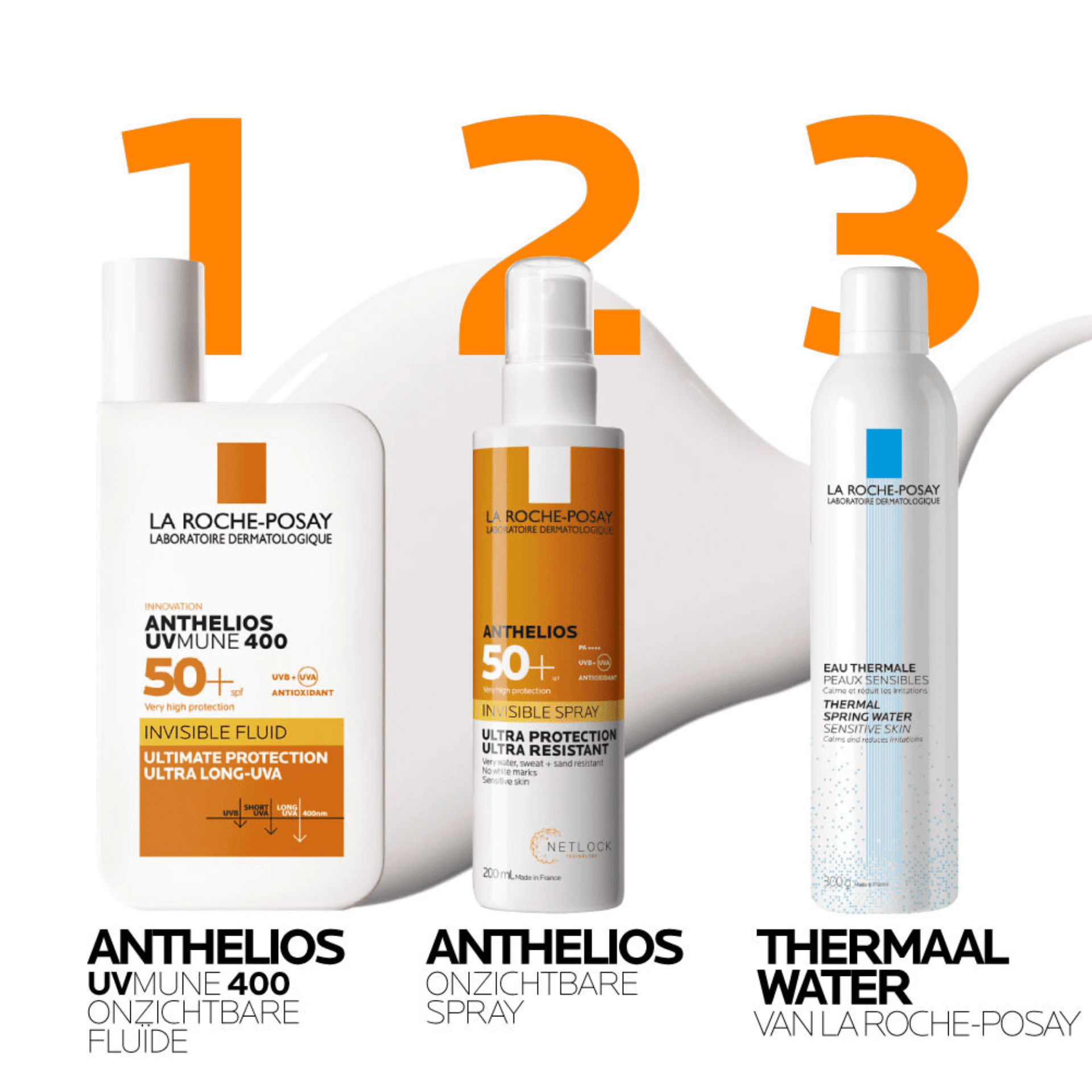 La Roche-Posay Anthelios UVMune 400 Onzichtbare Fluid SPF 50+ La Roche-Posay Anthelios UVMune 400 Onzichtbare Fluid SPF 50+