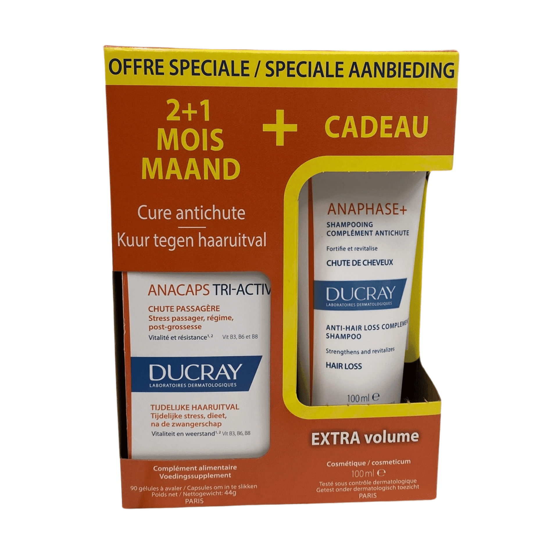 Ducray Anacaps Tri-activ Caps 90 + Anaphase 100ml Ducray Anacaps Tri-activ Caps 90 + Anaphase 100ml