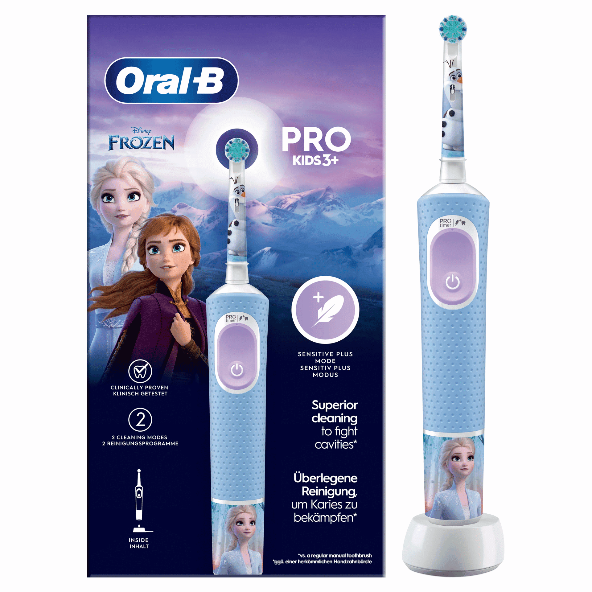 Oral-B Pro Kids 3+ Elektrische Tandenborstel Frozen Oral-B Pro Kids 3+ Elektrische Tandenborstel Frozen