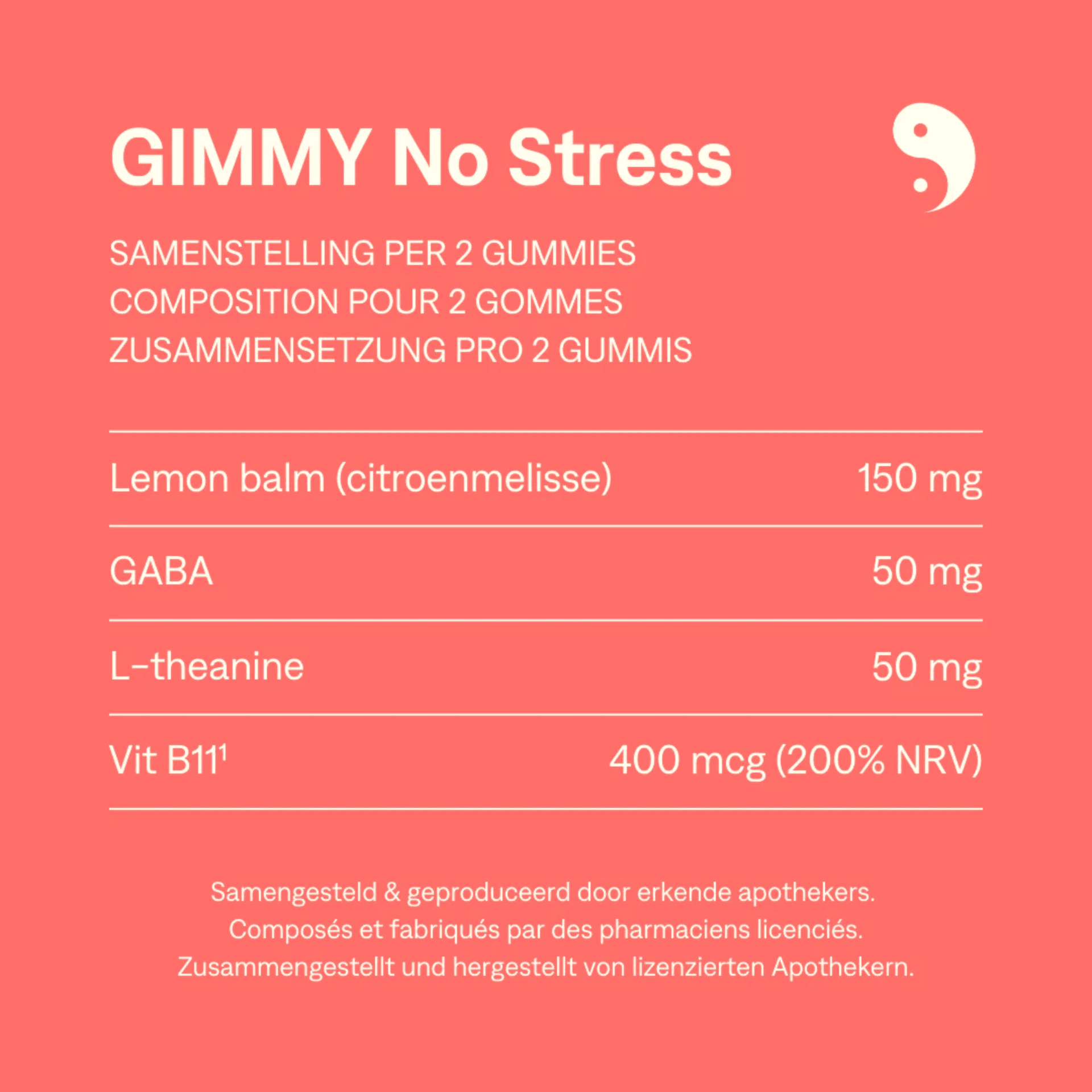 Gimmy No Stress Gommes 60