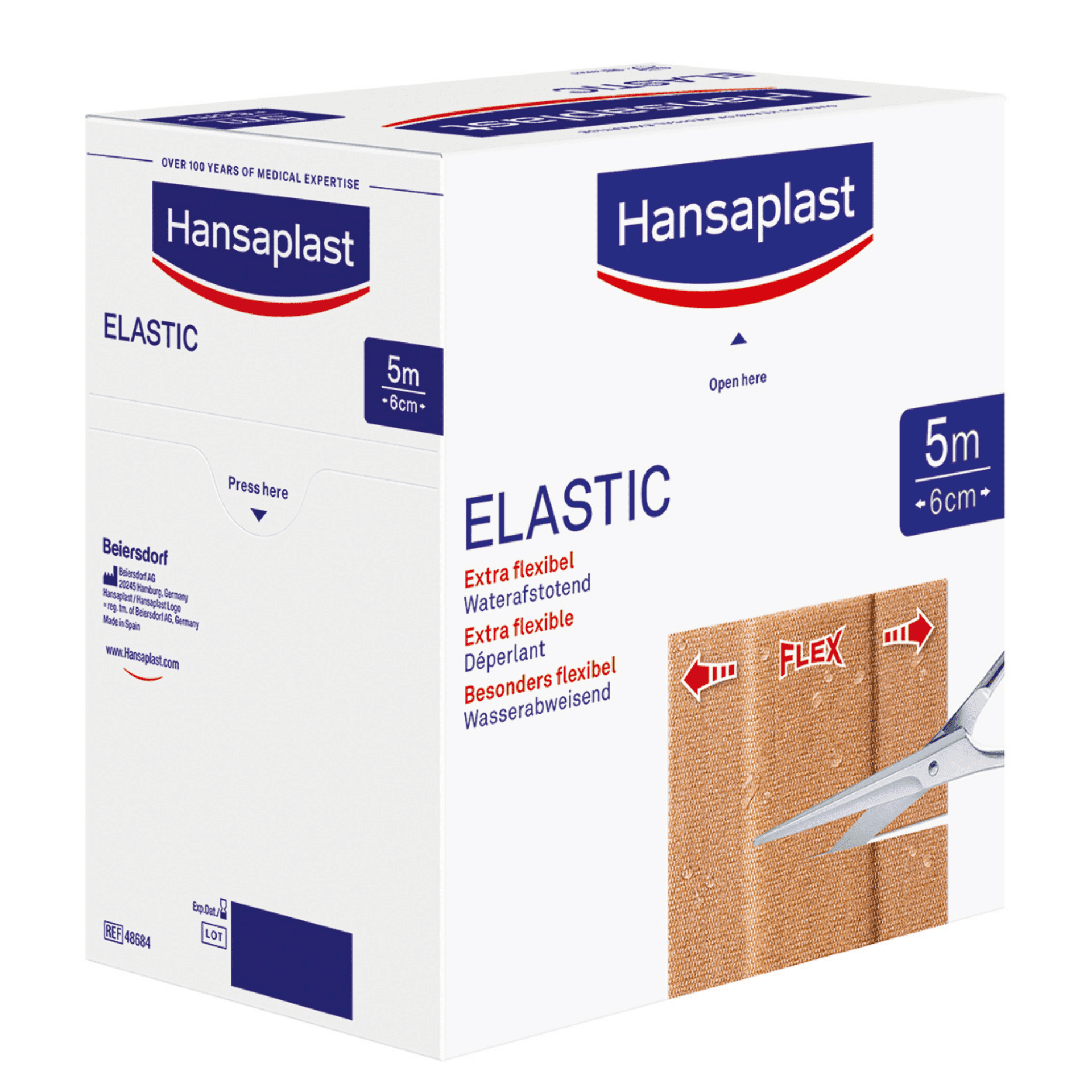 Hansaplast Elastic Pleister 5 m x 6 cm Hansaplast Elastic Pleister 5 m x 6 cm