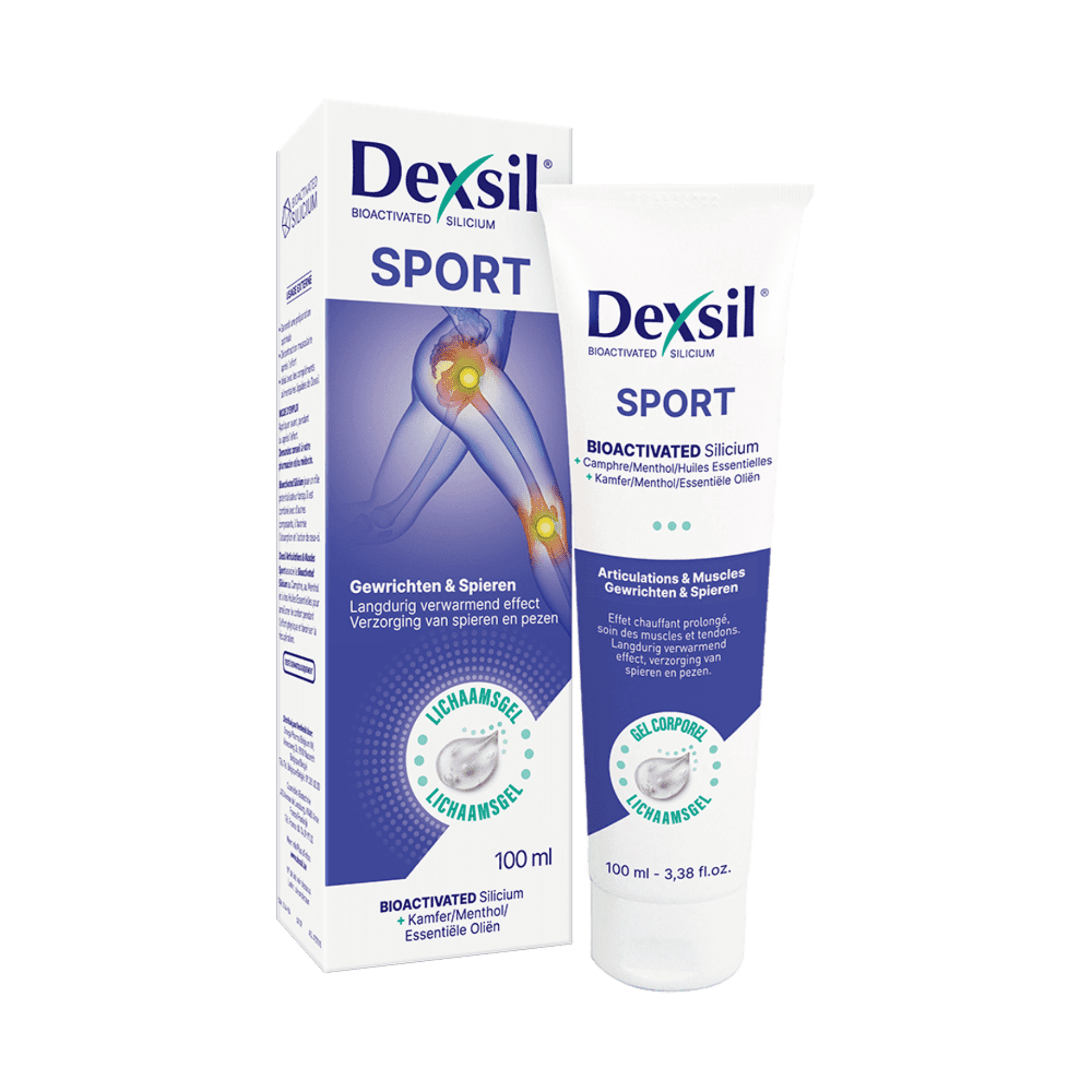 Dexsil Sport Gel - articulations, muscles et tendons - effort physique 100 ml Dexsil Sport Gel - articulations, muscles et tendons - effort physique 100 ml