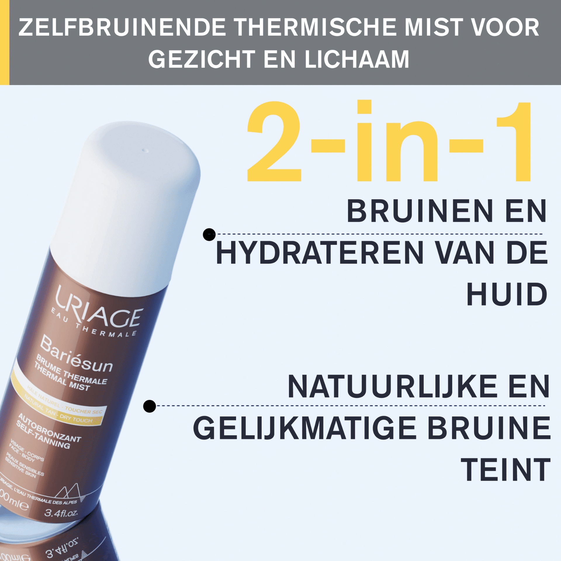 Uriage Bariésun Zelfbruiner Thermale Mist Uriage Bariésun Zelfbruiner Thermale Mist