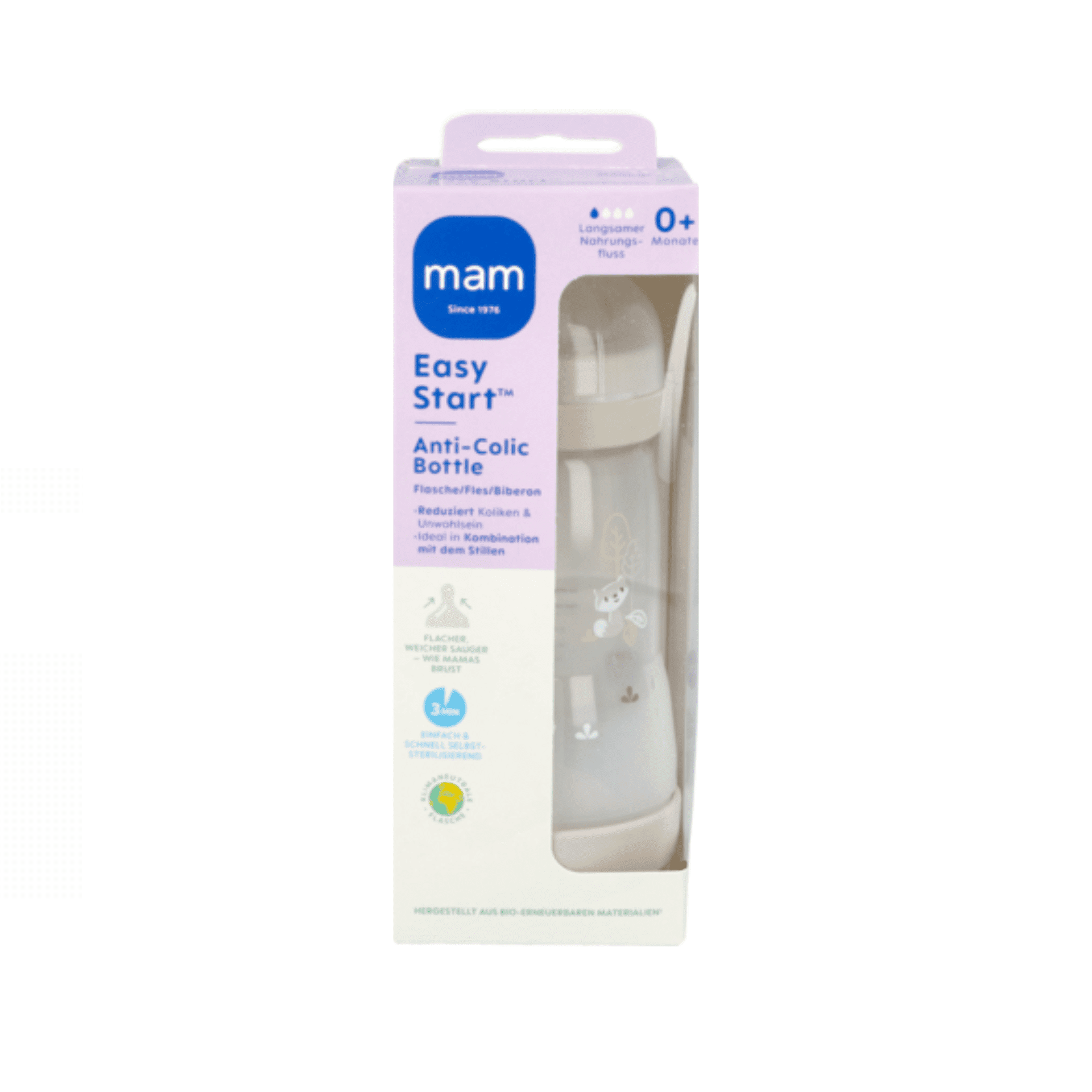 Mam Zuigfles Easy Start Anti-Colic Matt 260 ml Mam Zuigfles Easy Start Anti-Colic Matt 260 ml