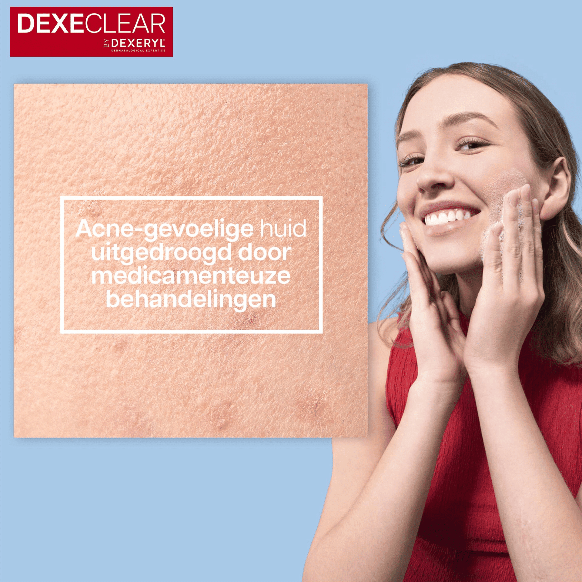 Dexeryl Dexeclear Schuimende Gel tegen Onzuiverheden Dexeryl Dexeclear Schuimende Gel tegen Onzuiverheden