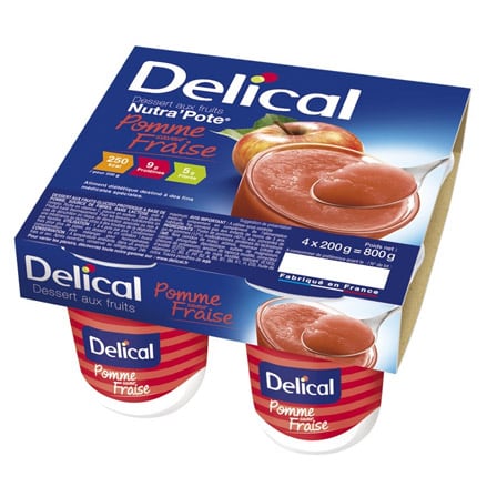 Delical Nutra'Pote Appel-Aardbei Delical Nutra'Pote Appel-Aardbei