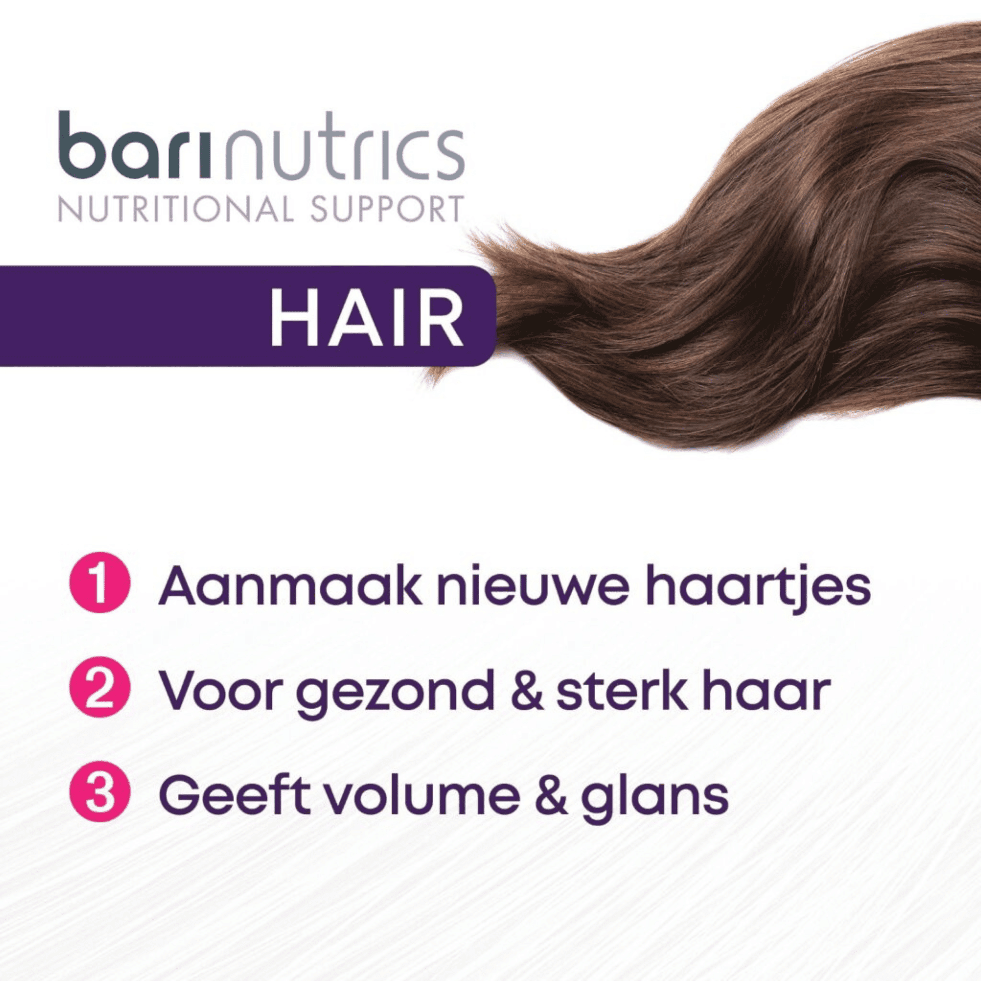 Barinutrics Hair Caps 90 Metagenics