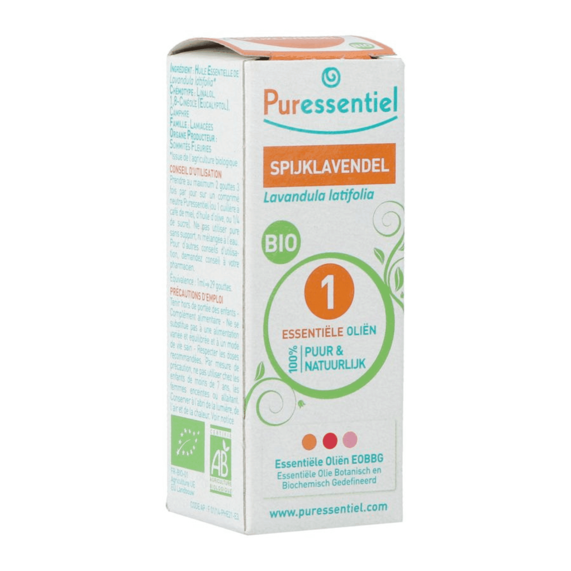 Puressentiel Bio Essentiële Olie Spijklavendel 