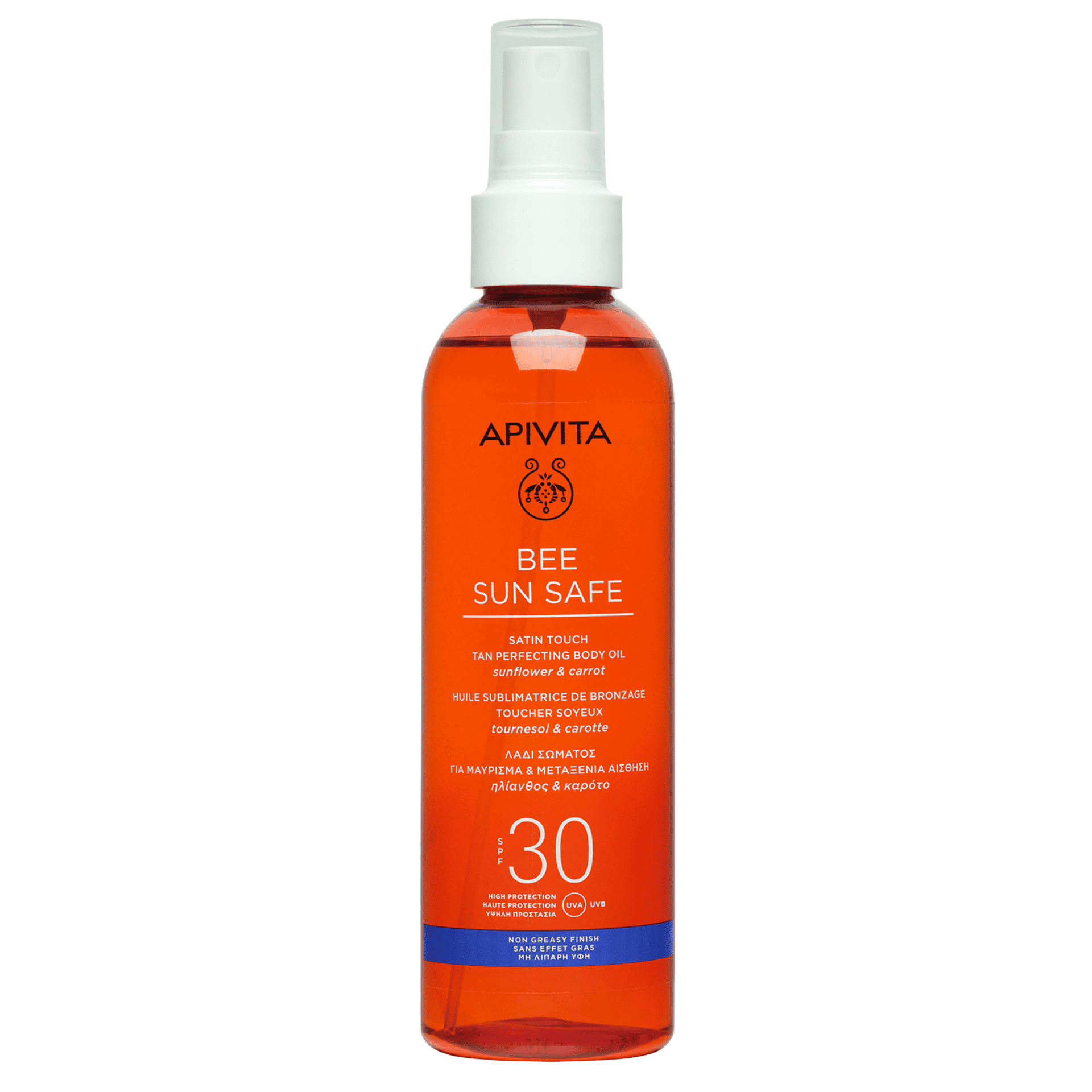Apivita Bee Sun Safe Zijdezachte Sublimerende Bruiningsolie SPF 30 Apivita Bee Sun Safe Zijdezachte Sublimerende Bruiningsolie SPF 30