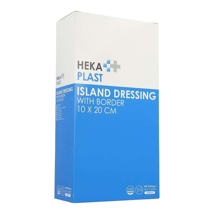 Heka Plast Border Eilandpleister Steriel 10 x 20 cm Heka Plast Border Eilandpleister Steriel 10 x 20 cm