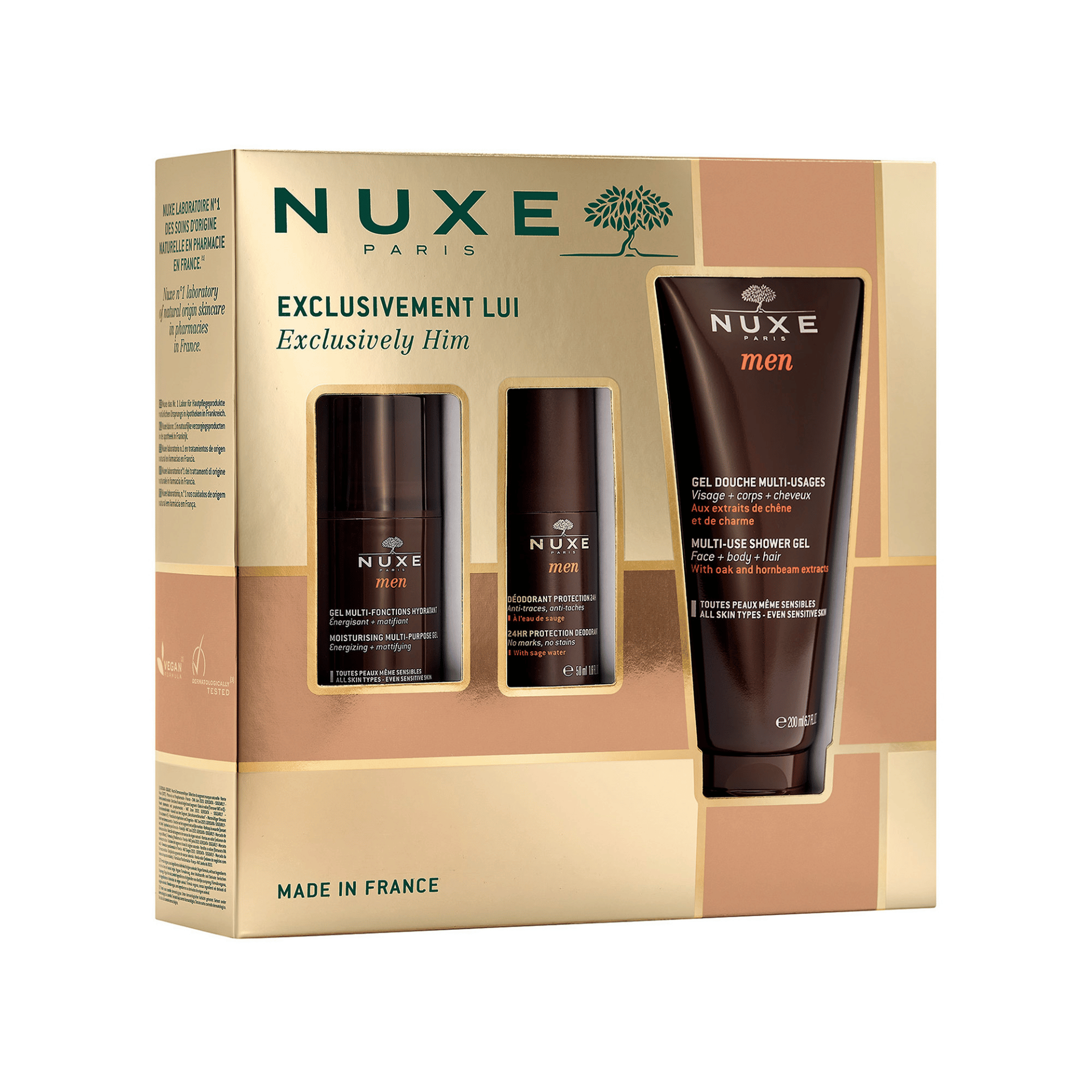 Nuxe Coffret Men Noel 24 3 Prod.