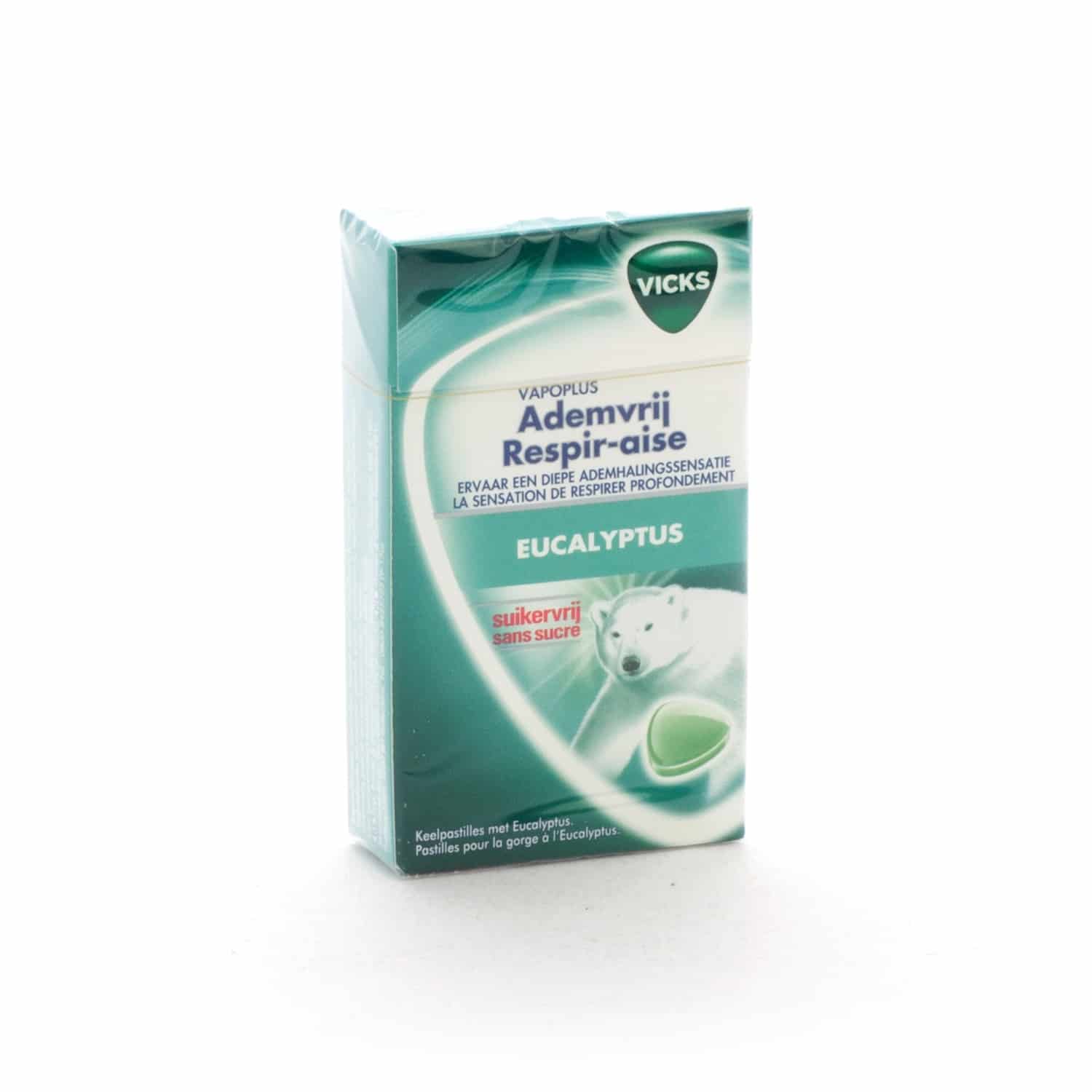Vicks Ademvrij Keelpastilles zonder Suiker Vicks Ademvrij Keelpastilles zonder Suiker