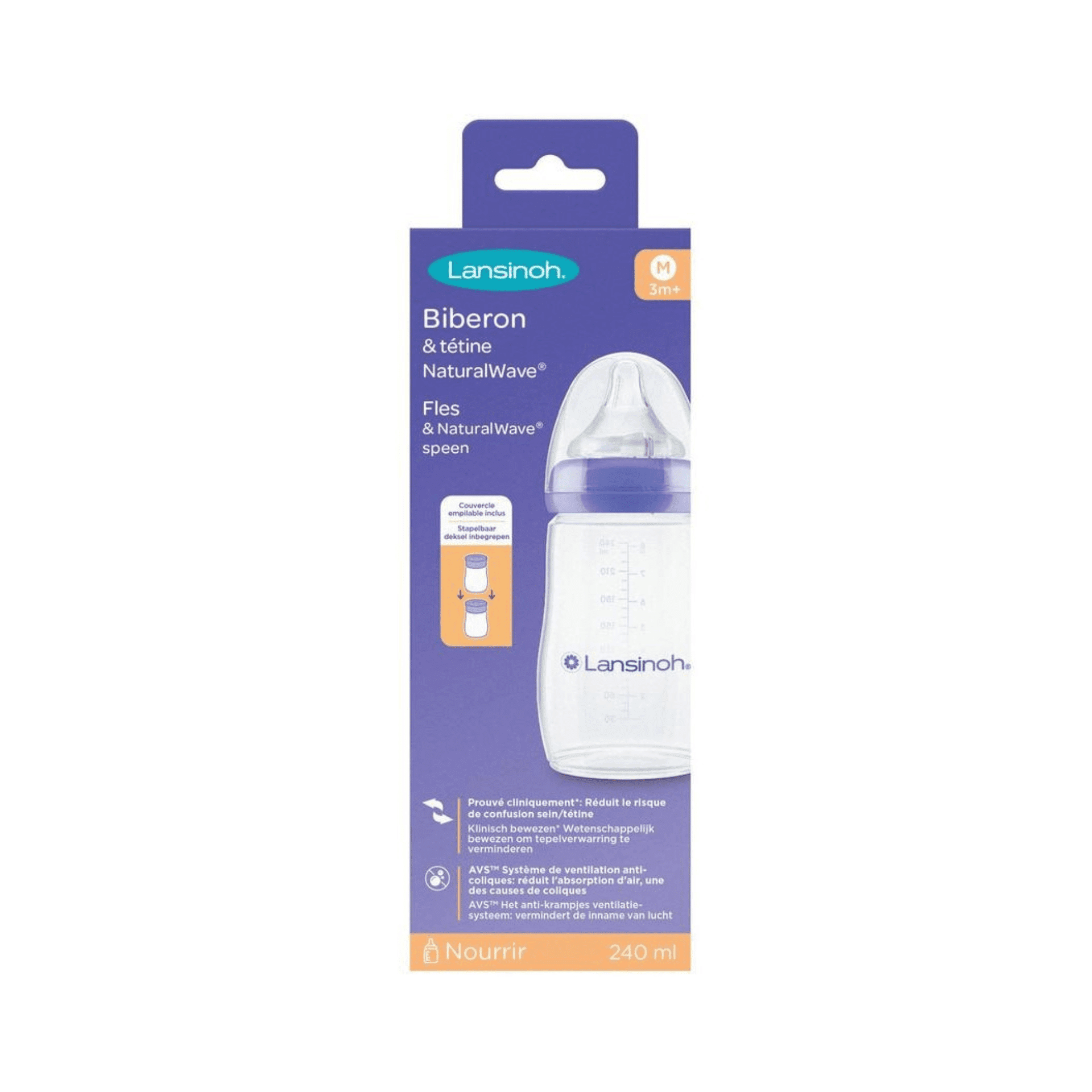 Lansinoh Zuigfles met NaturalWave Speen Lansinoh Zuigfles met NaturalWave Speen