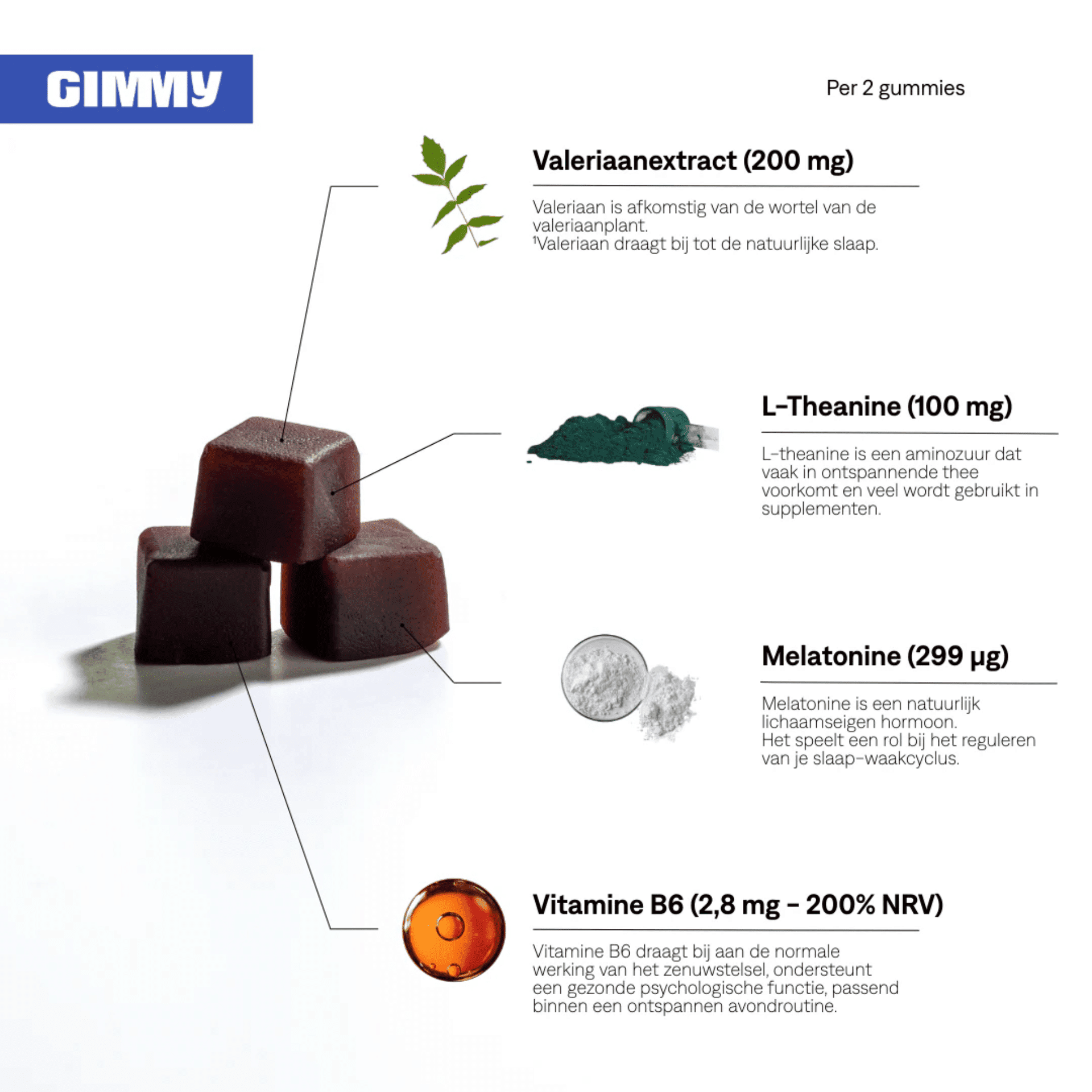 Gimmy Deep Sleep Gommes 60