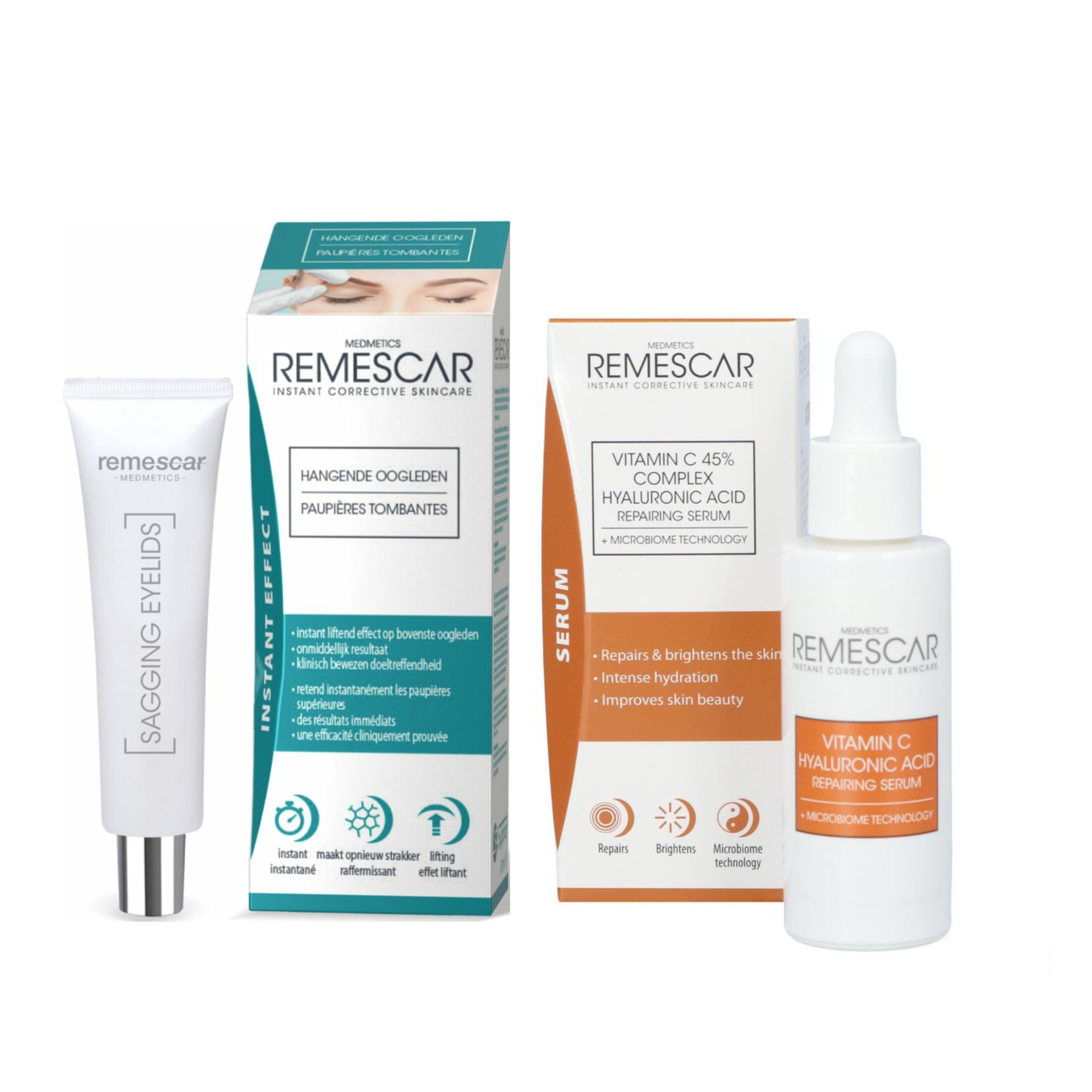 Remescar Cr Paupieres Tombant. 8ml+serum 30ml Grat Remescar Cr Paupieres Tombant. 8ml+serum 30ml Grat