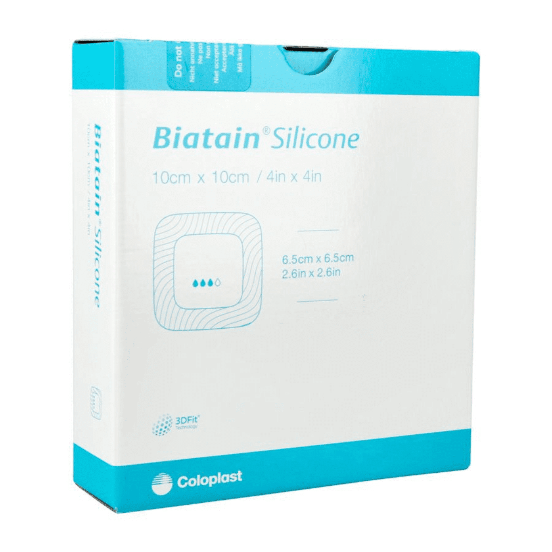 Coloplast Biatain Silicone Schuimverband 10 x 10 cm