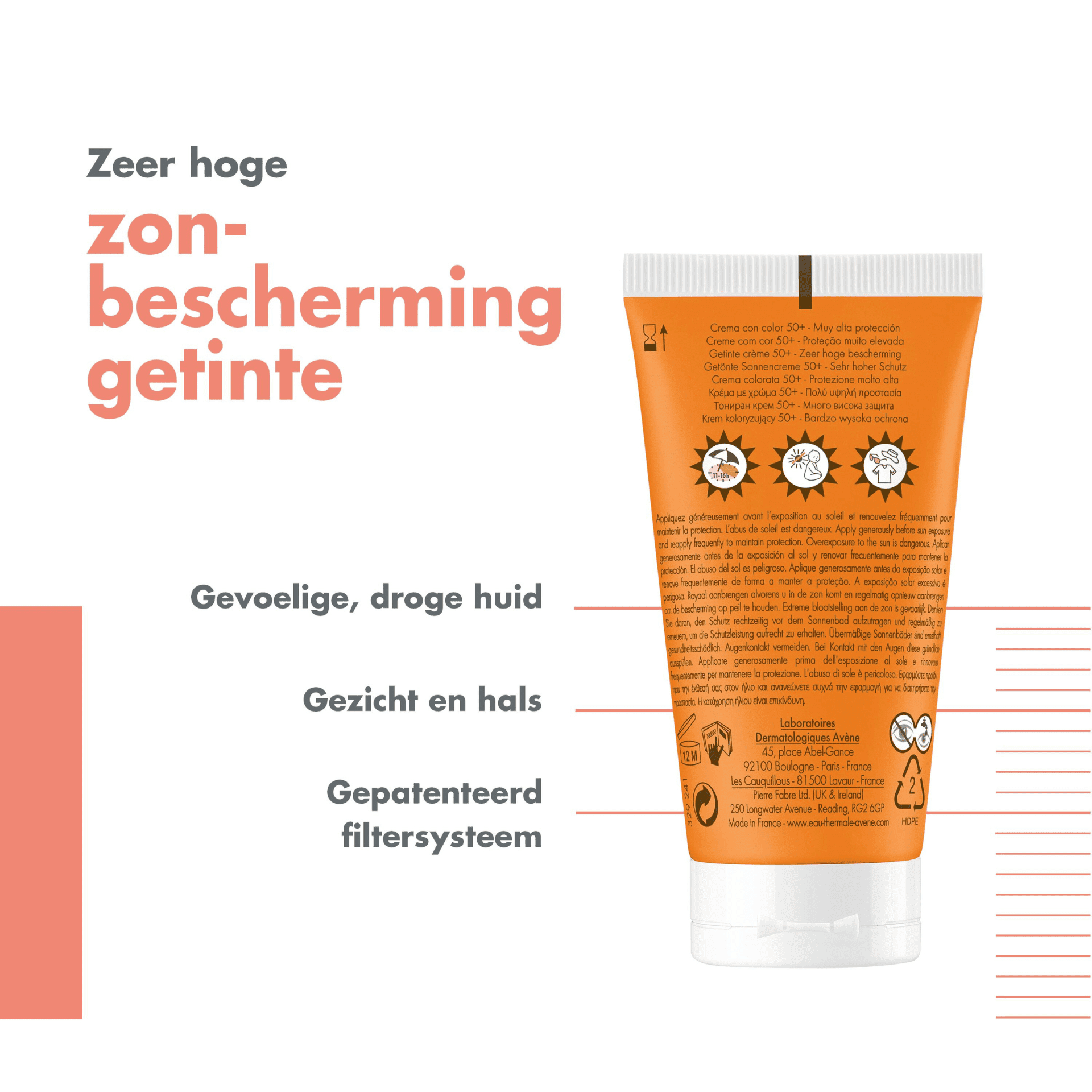 Avene Sol Ip50+ Creme Teintée Avene Sol Ip50+ Creme Teintée