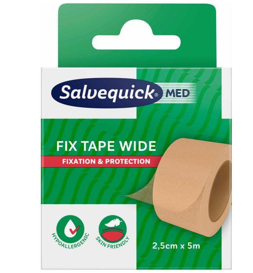 Salvequickmed Fix Tape Wide 2,5 cm x 5 m Salvequickmed Fix Tape Wide 2,5 cm x 5 m