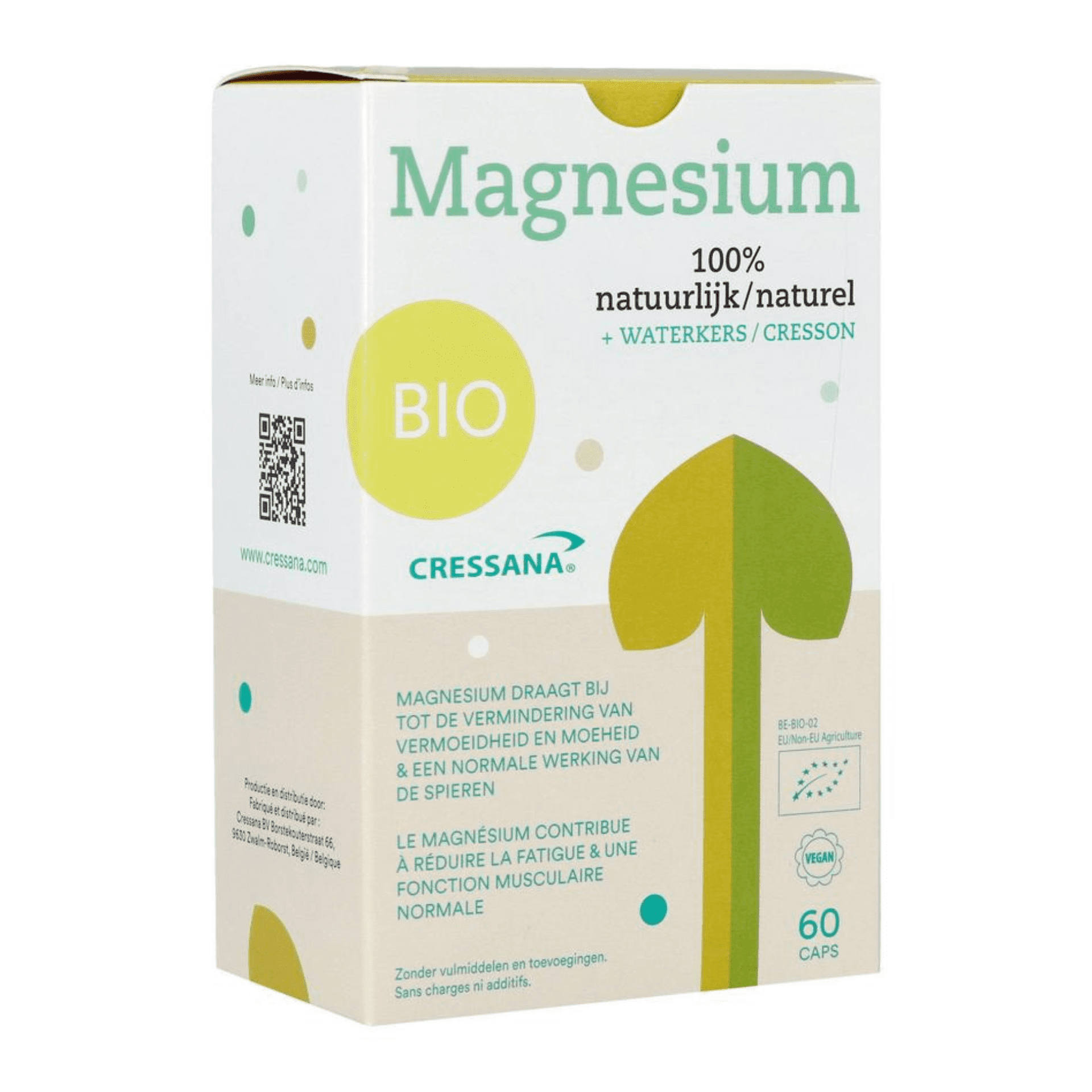 Cressana Bio Magnesium + Cresson Fontaine Caps 60 Cressana Bio Magnesium + Cresson Fontaine Caps 60