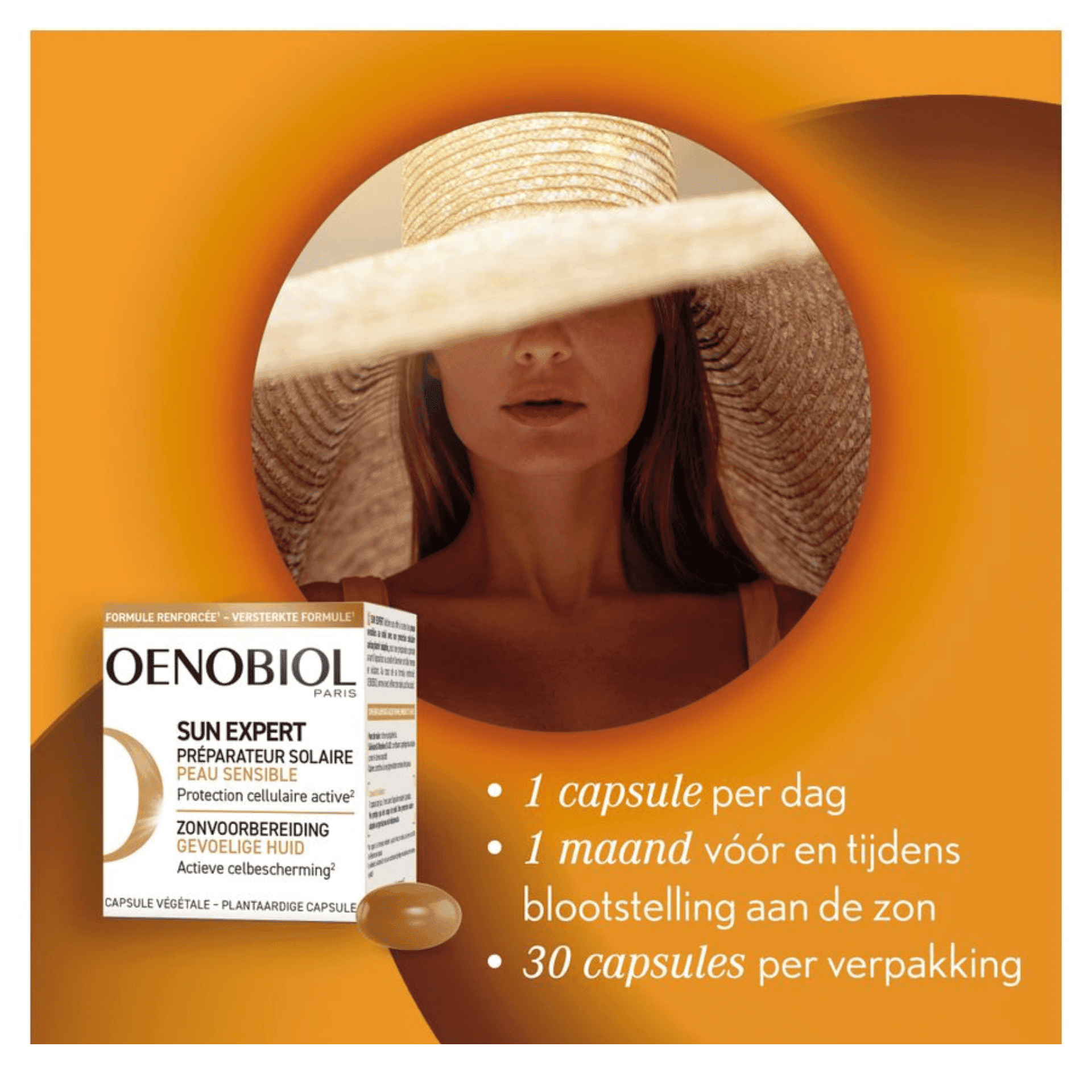 Oenobiol Sun Expert voor de Gevoelige Huid