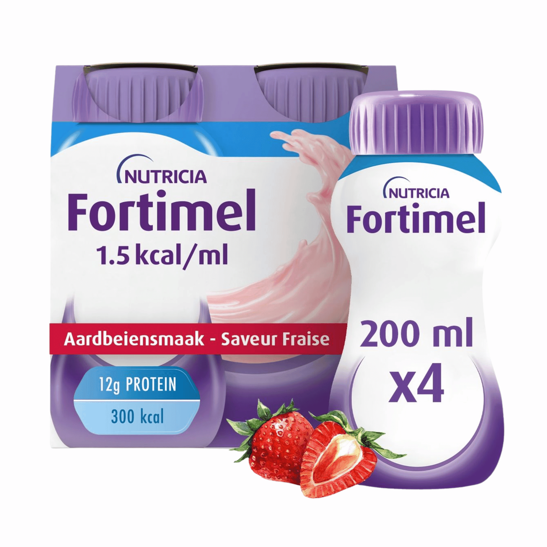 Fortimel 1.5kcal Fraise 4x200ml Fortimel 1.5kcal Fraise 4x200ml